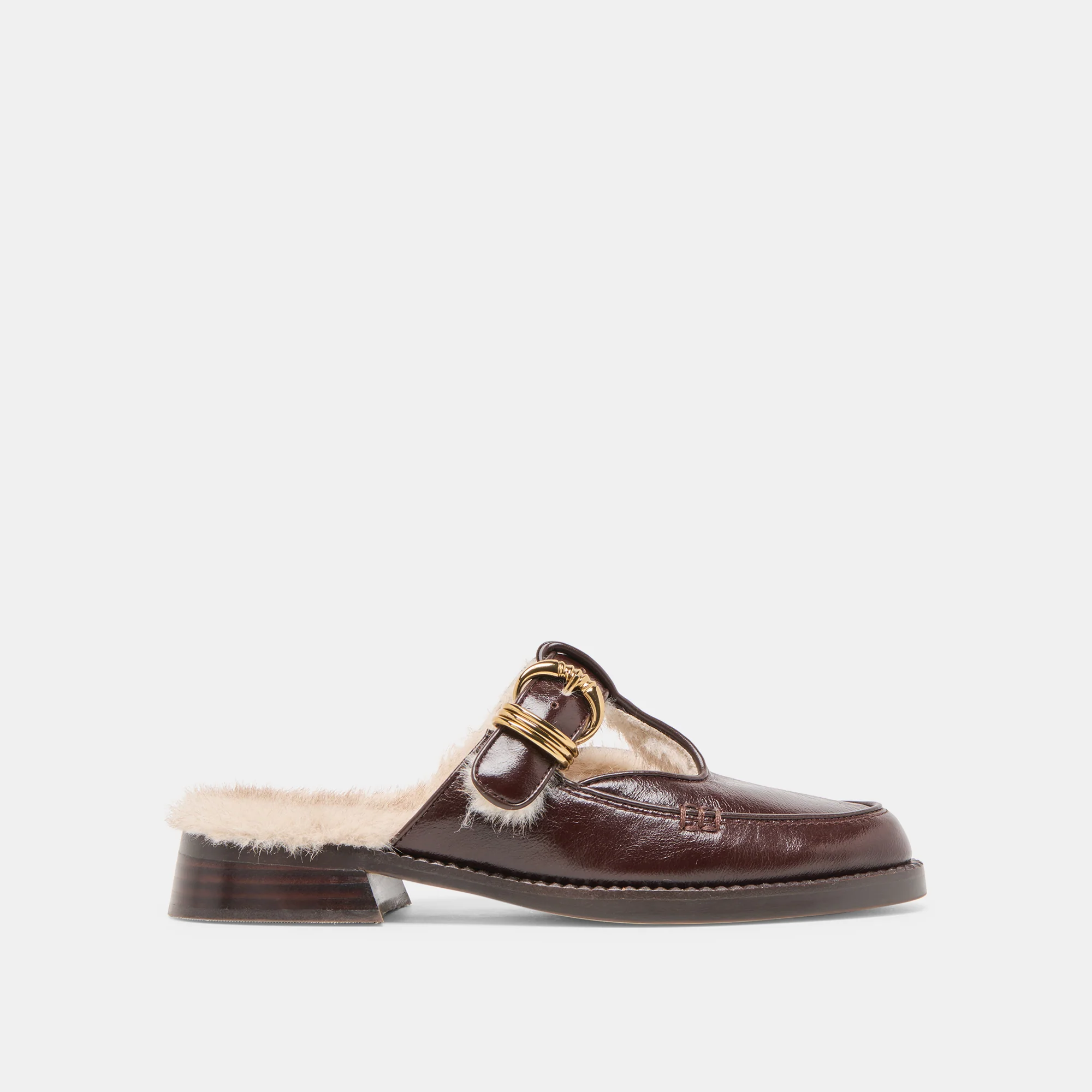 HARLAH PLUSH CHOCOLATE LEATHER