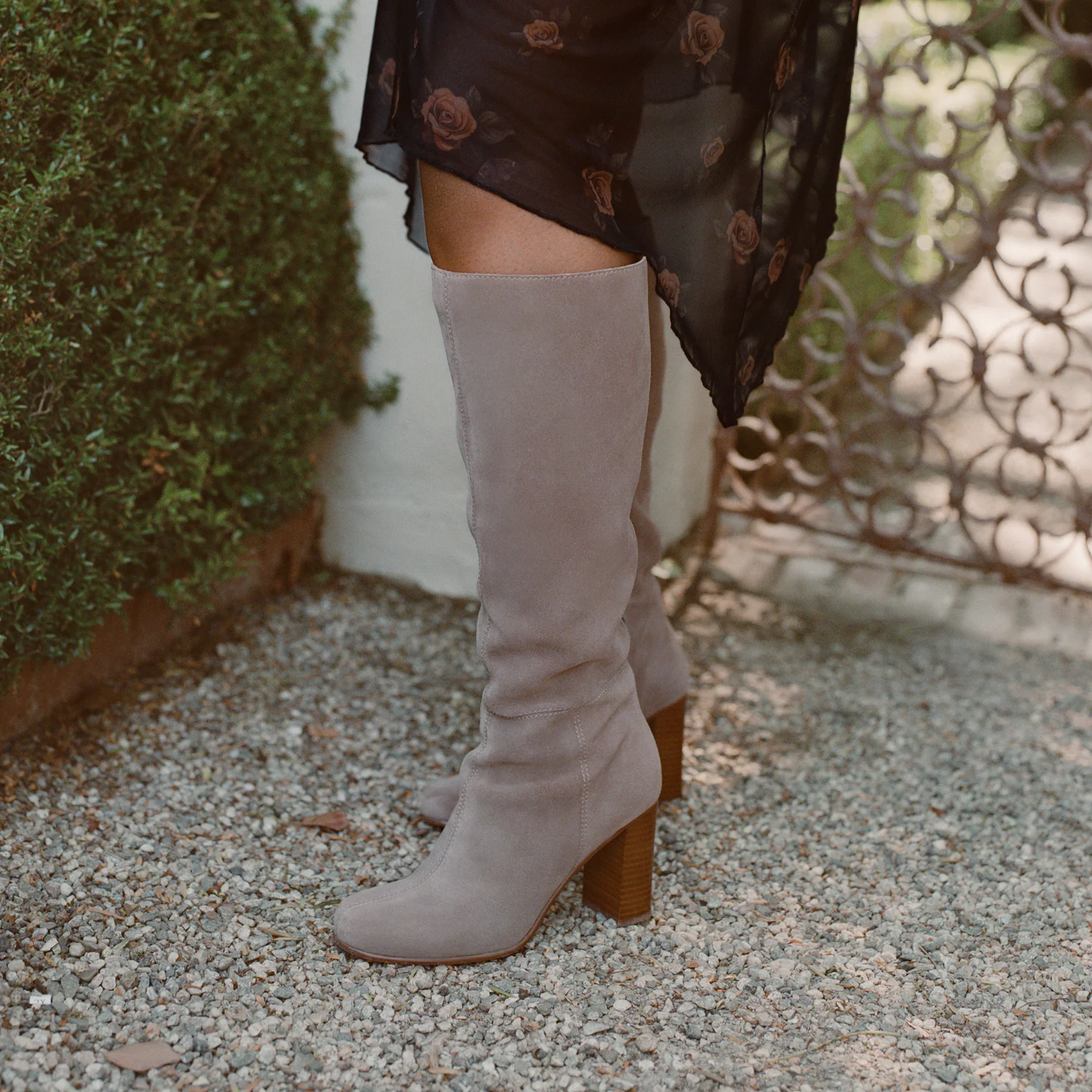 HUDSIN WIDE CALF BARLEY SUEDE - Image 2
