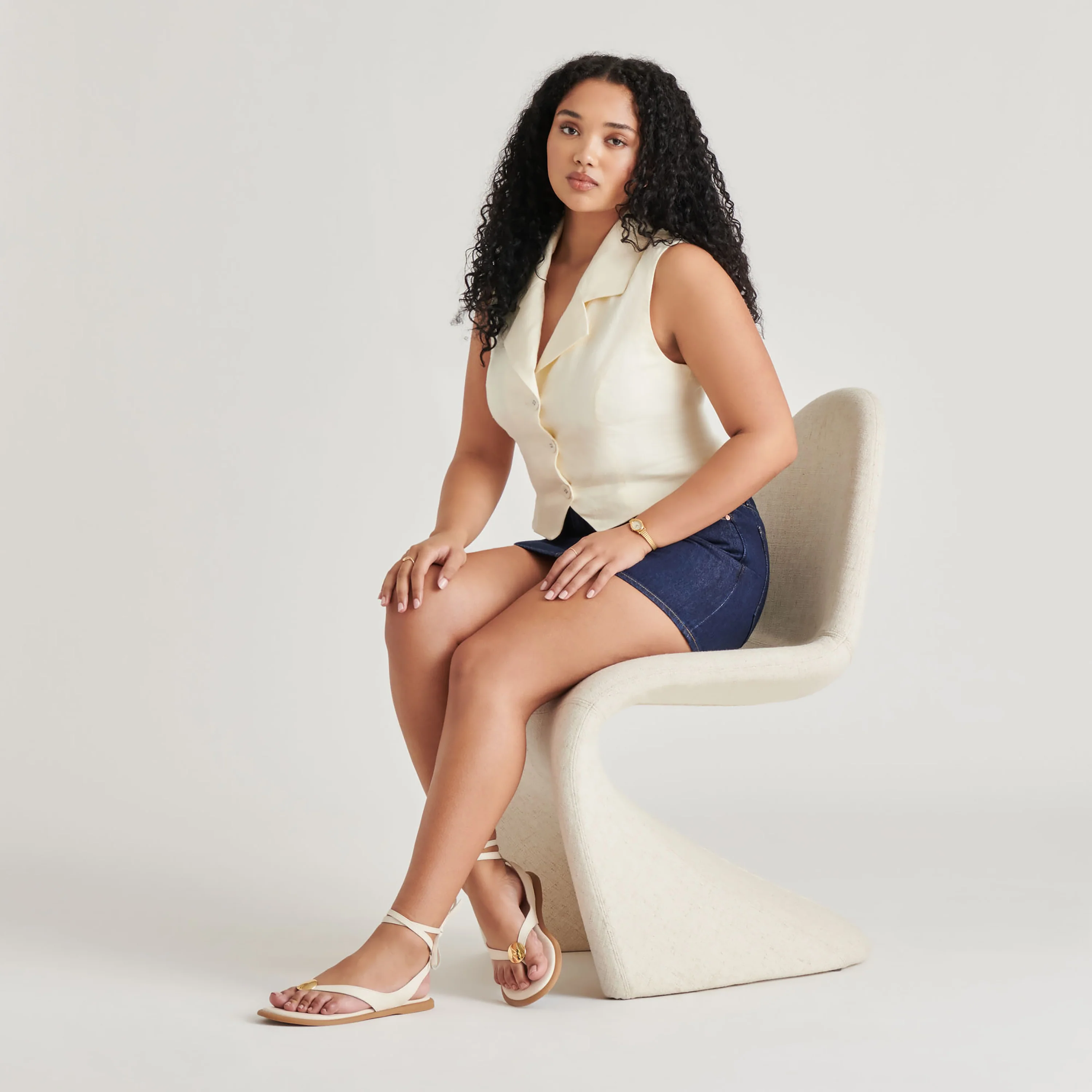 JUDY OFF WHITE LEATHER - Image 3