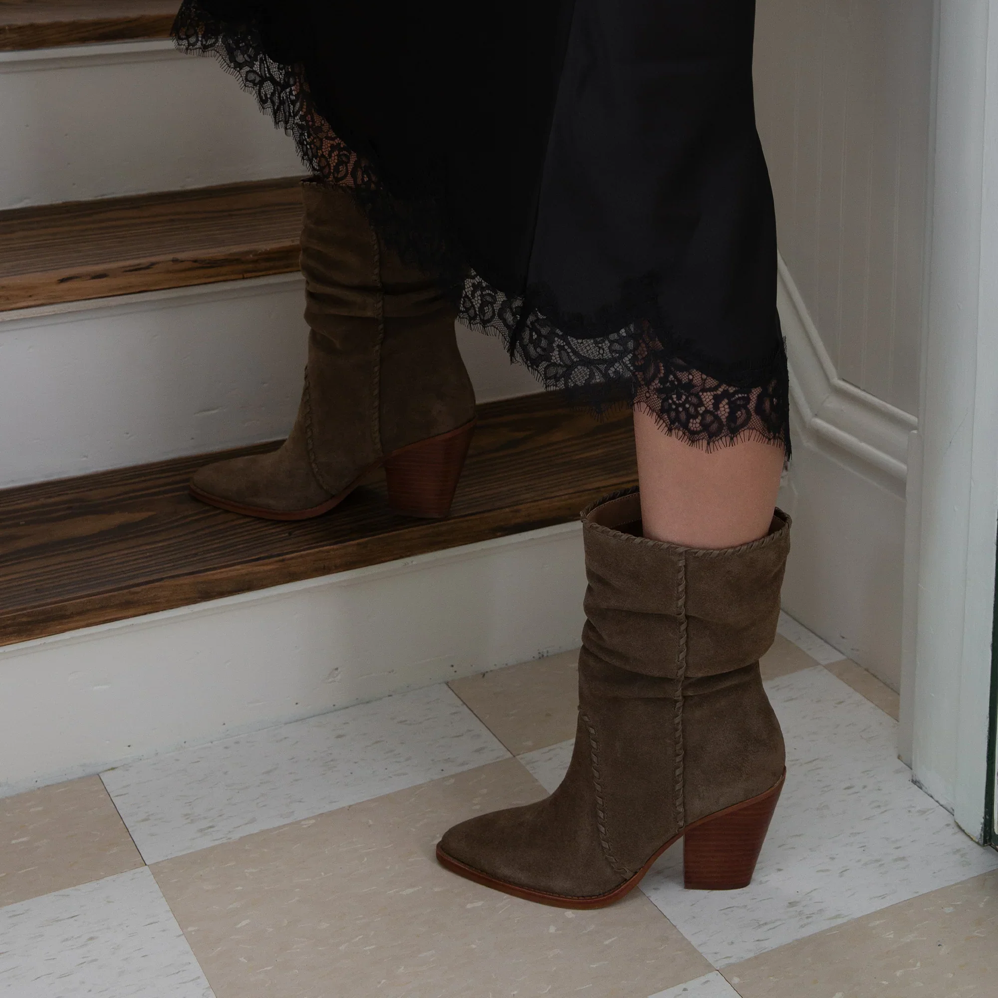 JULITH OLIVE SUEDE - Image 4