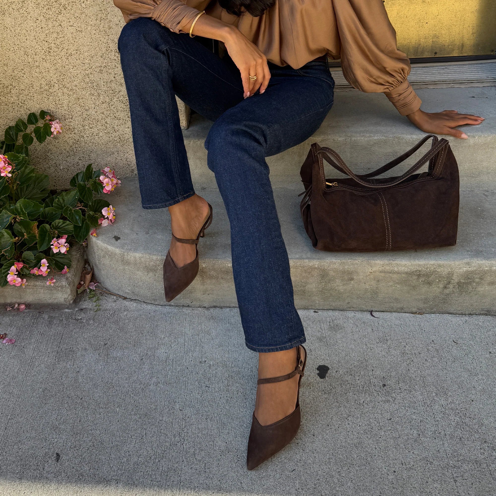 KAMRA DARK BROWN SUEDE - Image 11
