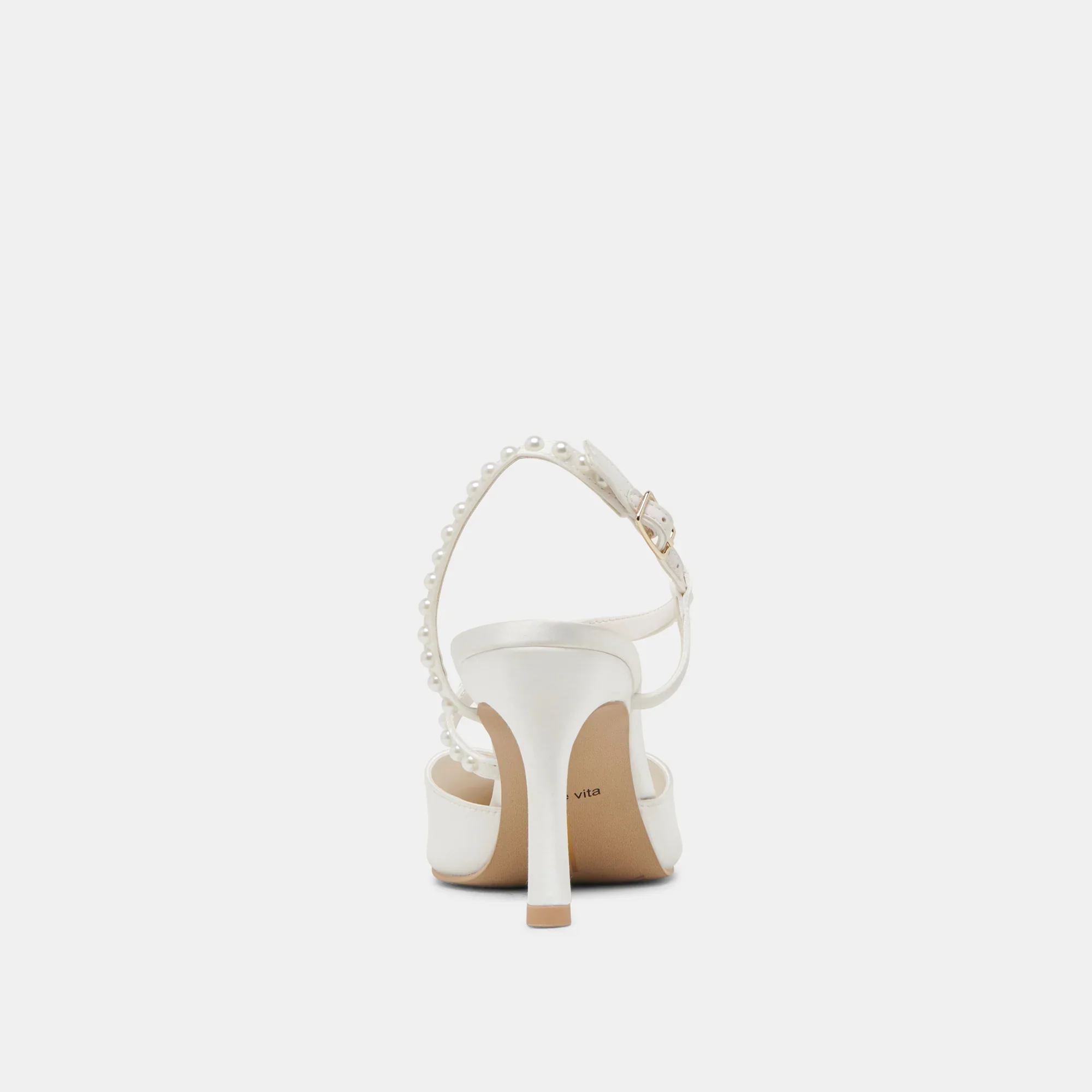 KAMRA PEARL WHITE SATIN - Image 11