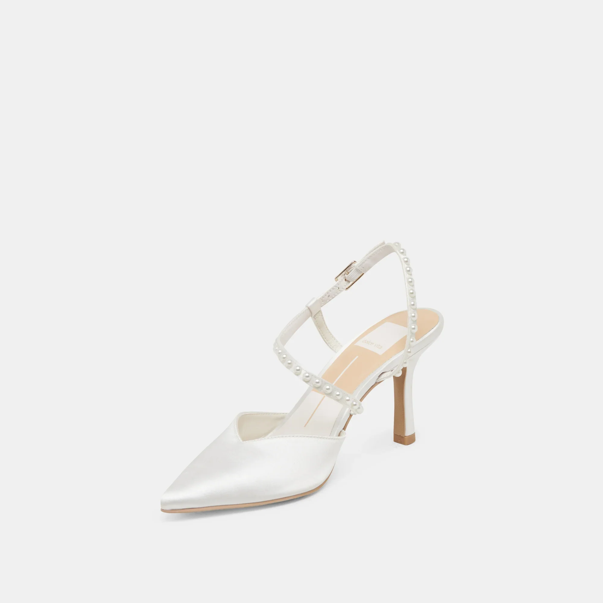 KAMRA PEARL WHITE SATIN - Image 5