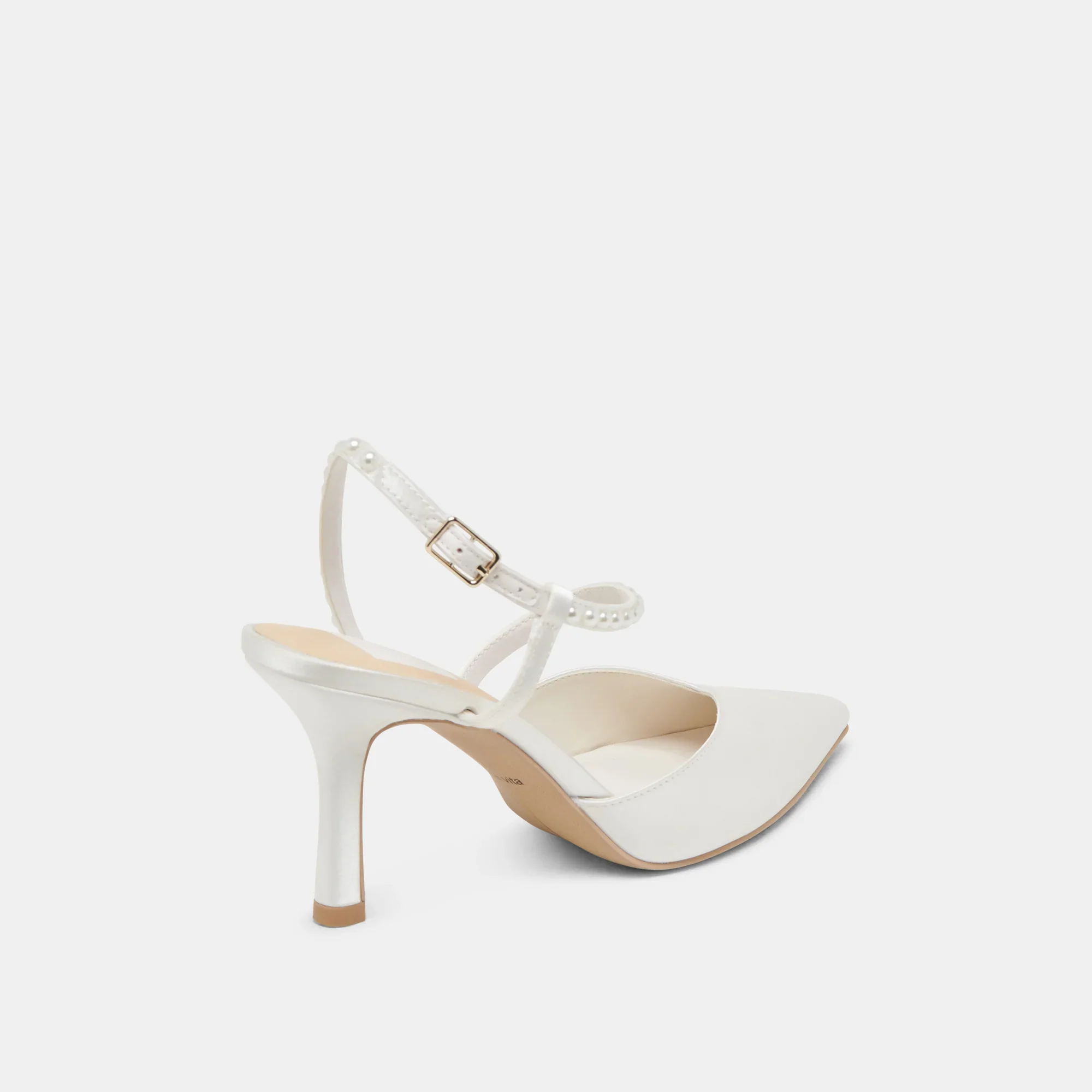 KAMRA PEARL WHITE SATIN - Image 7
