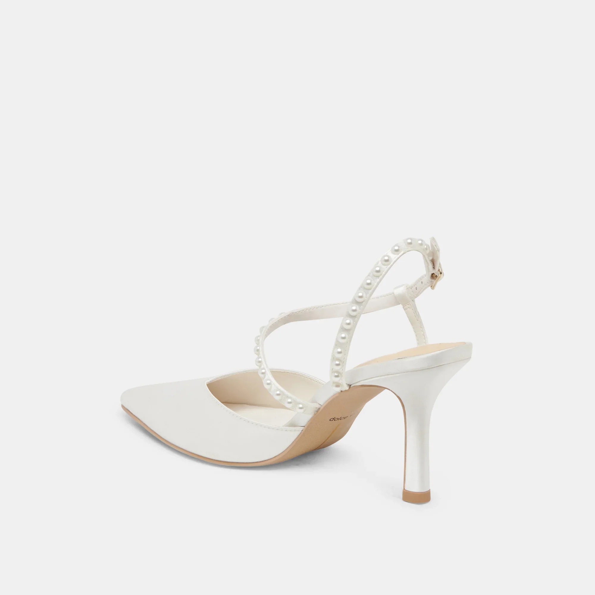 KAMRA PEARL WHITE SATIN - Image 9