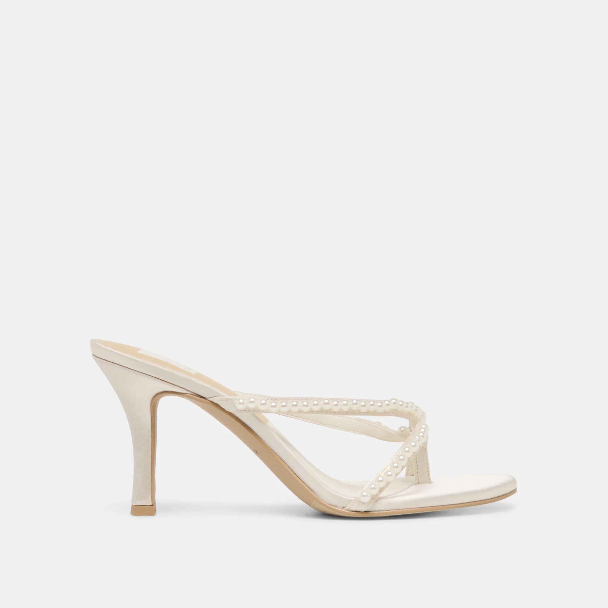 LIANO PEARL OFF WHITE SATIN