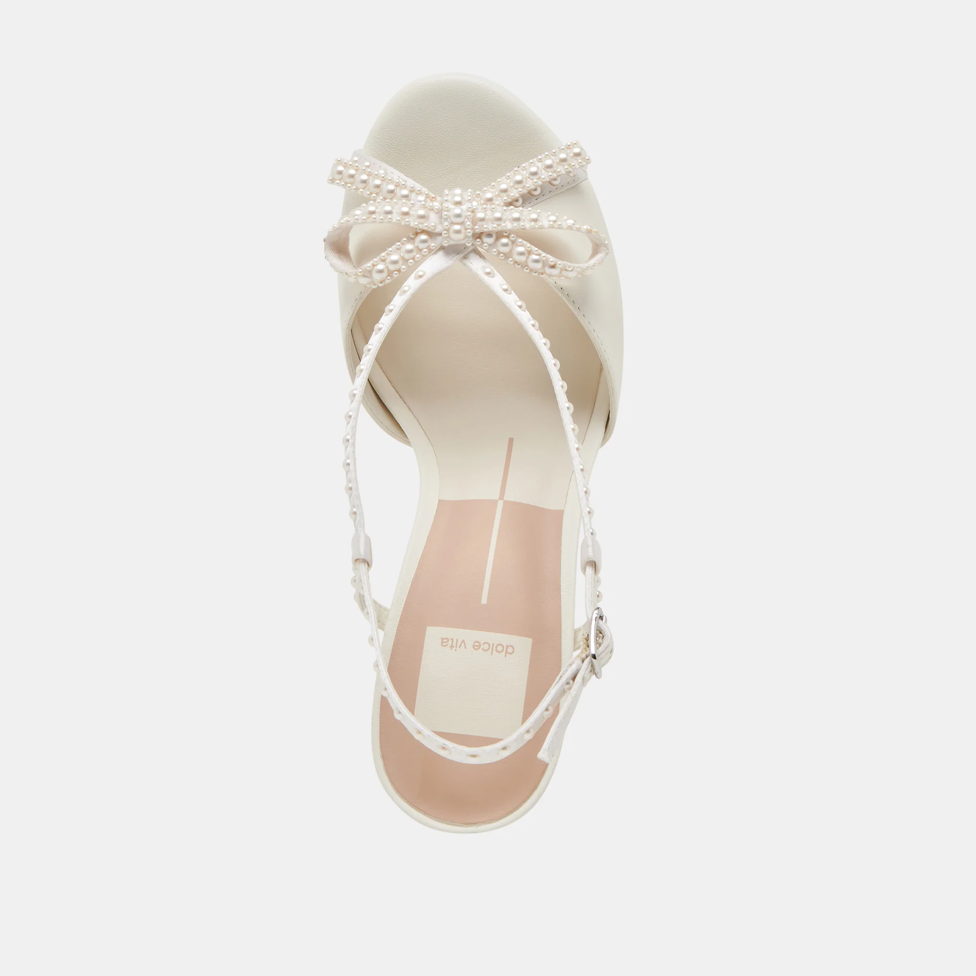 LONNY PEARL WHITE SATIN - Image 9