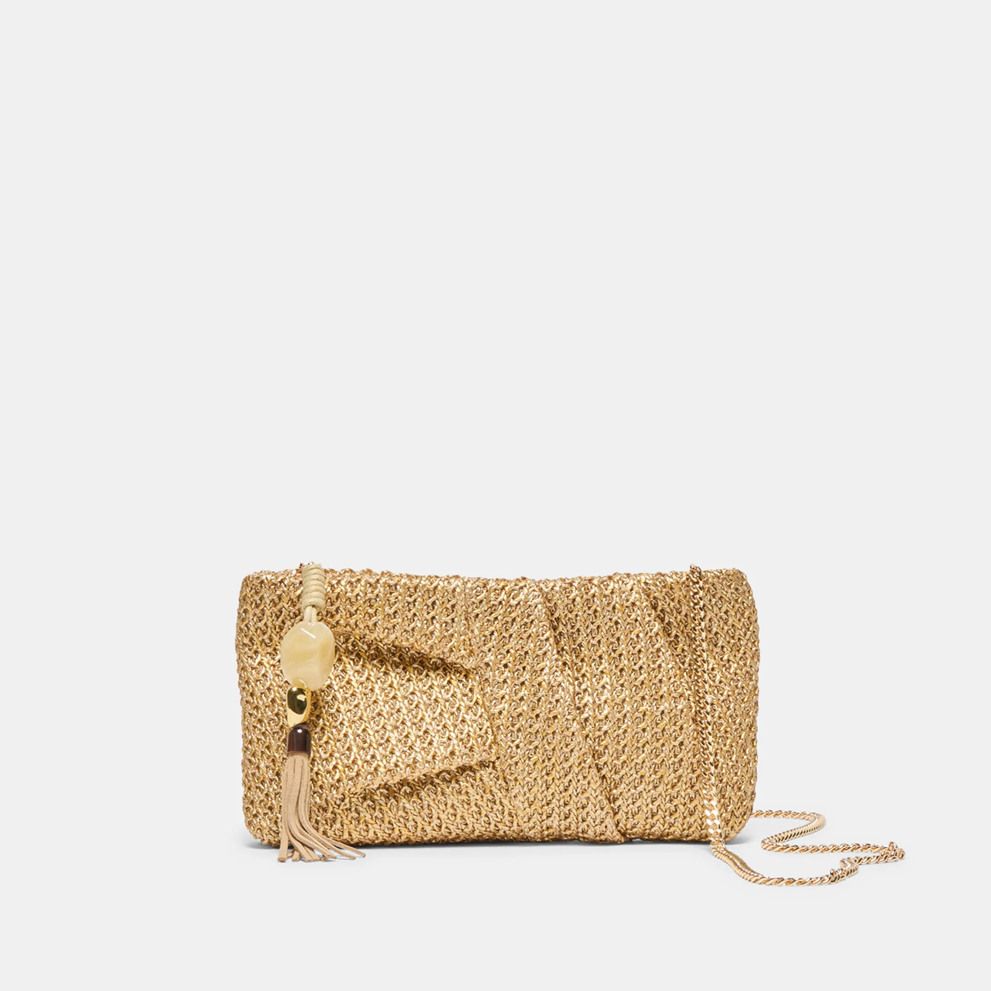 LORENA GOLD RAFFIA