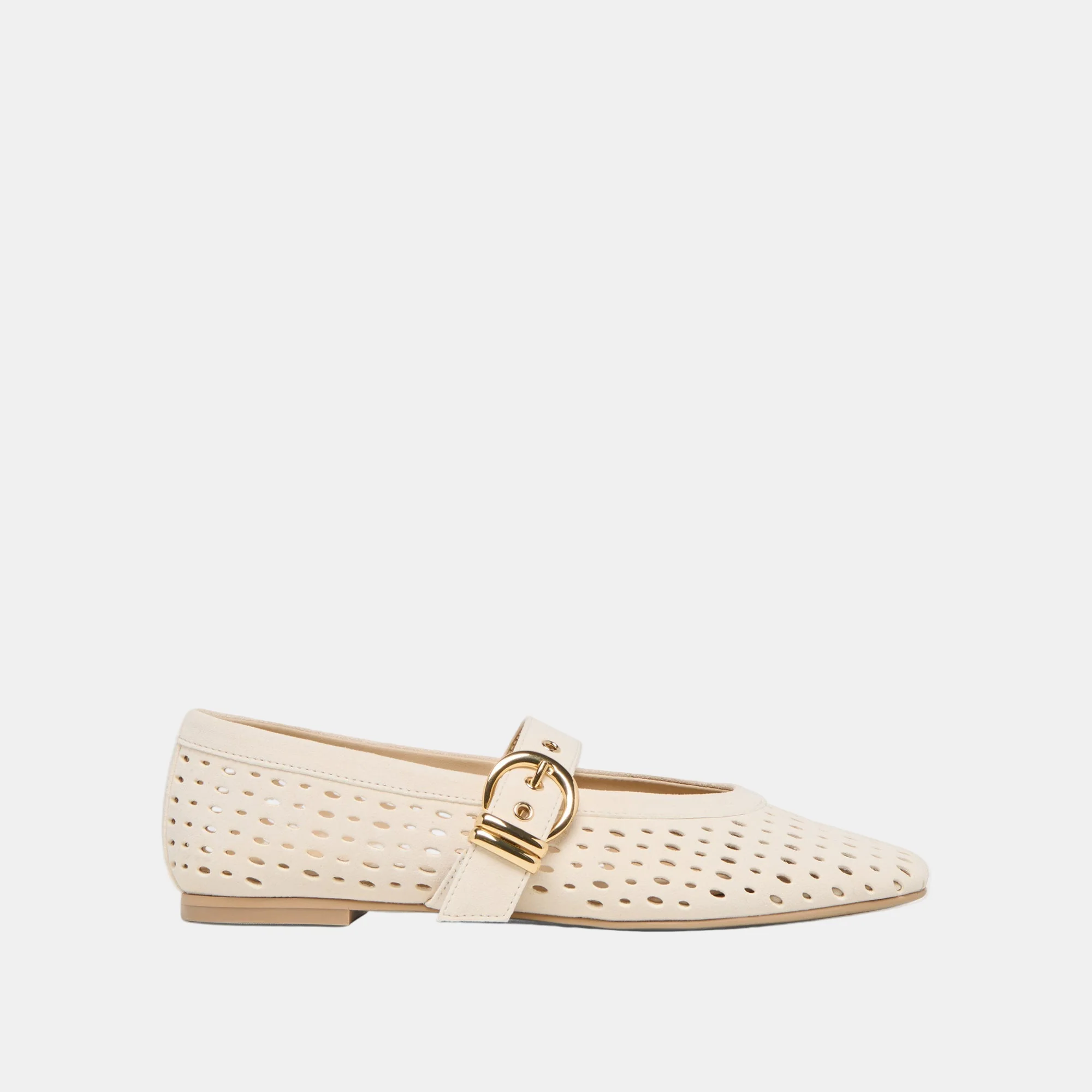 MIKEL CREME SUEDE