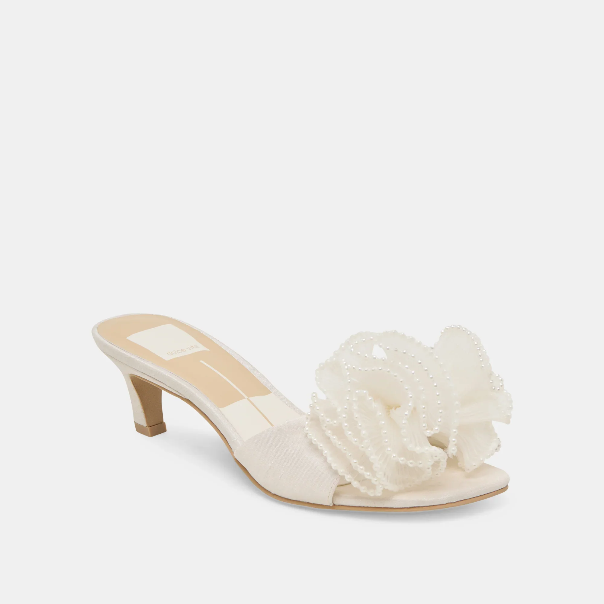 NARITA PEARL OFF WHITE SATIN - Image 3