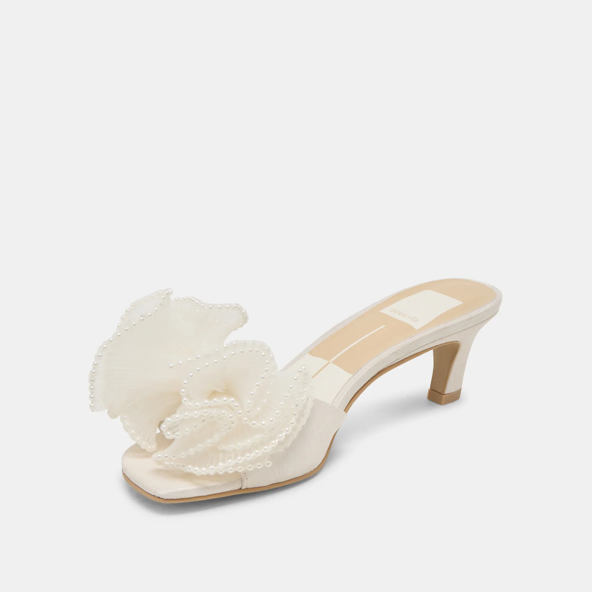 NARITA PEARL OFF WHITE SATIN - Image 6