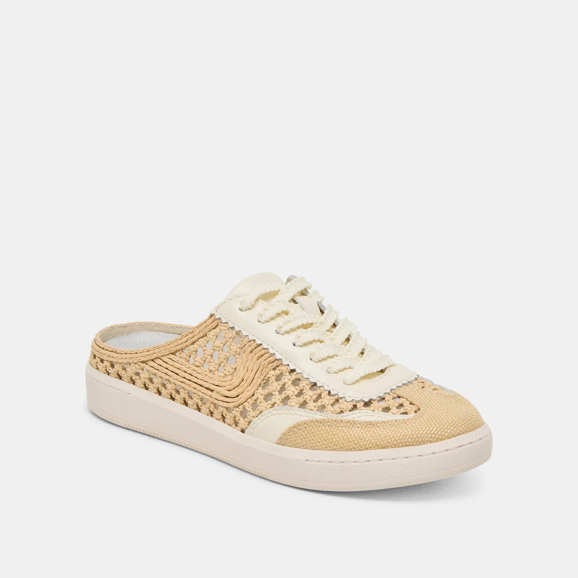 NOTICE SLIDE WOVEN LT NATURAL RAFFIA - Image 3