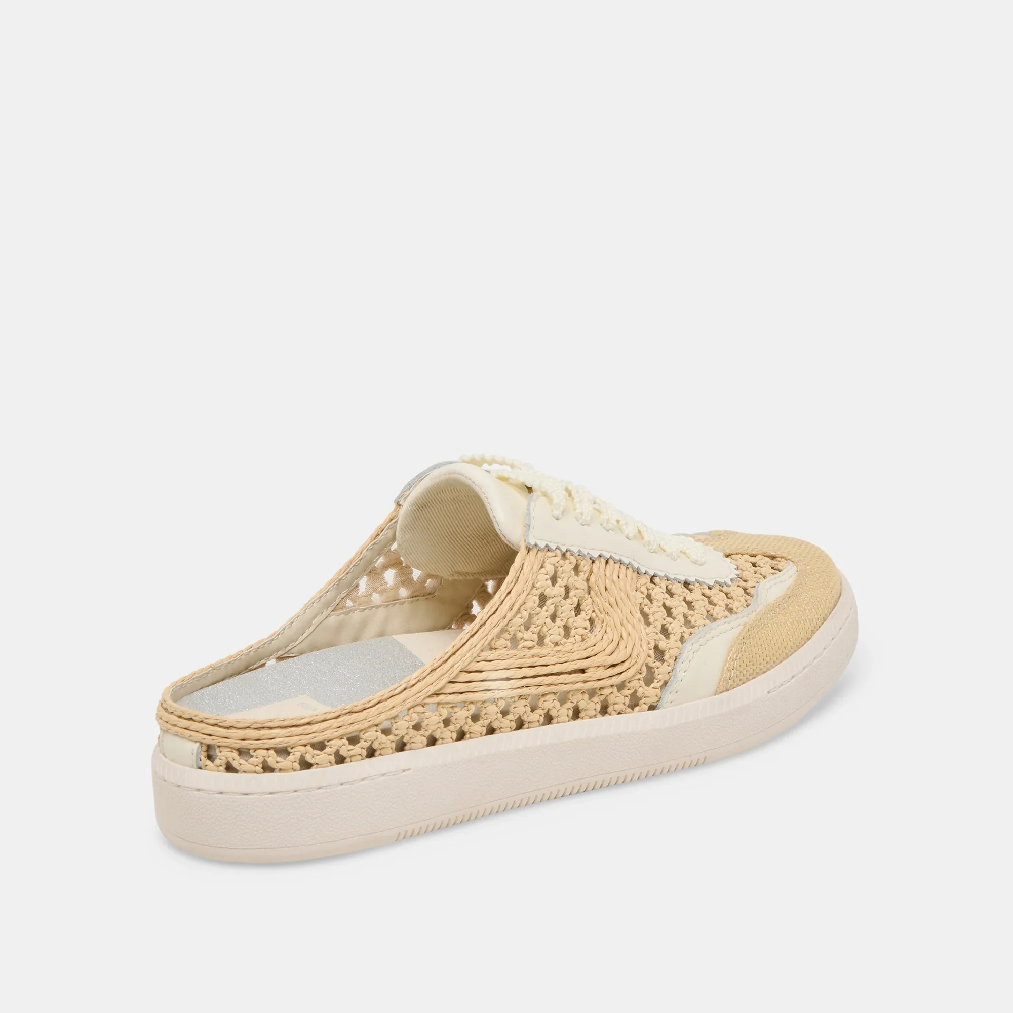 NOTICE SLIDE WOVEN LT NATURAL RAFFIA - Image 5