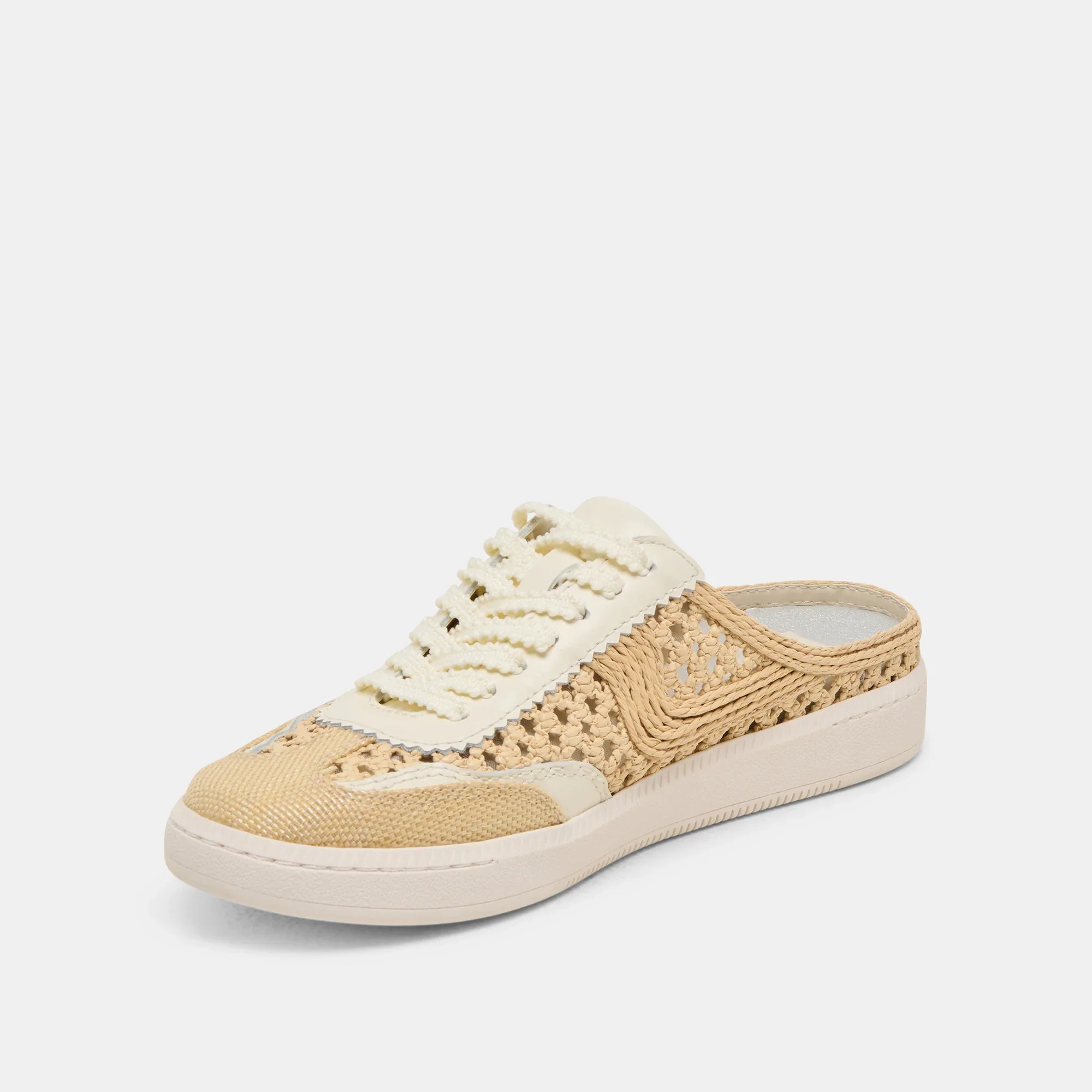 NOTICE SLIDE WOVEN LT NATURAL RAFFIA - Image 6