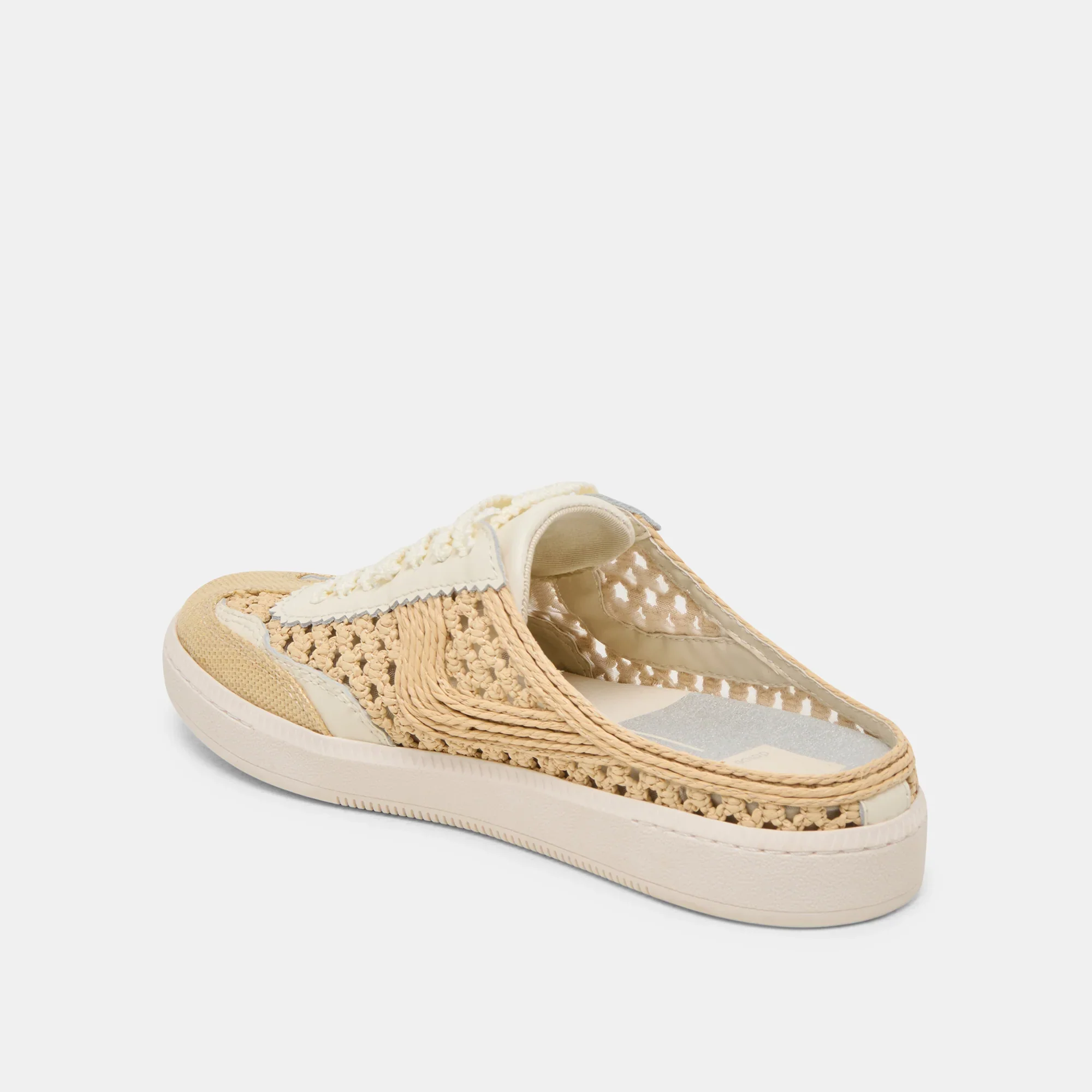 NOTICE SLIDE WOVEN LT NATURAL RAFFIA - Image 8