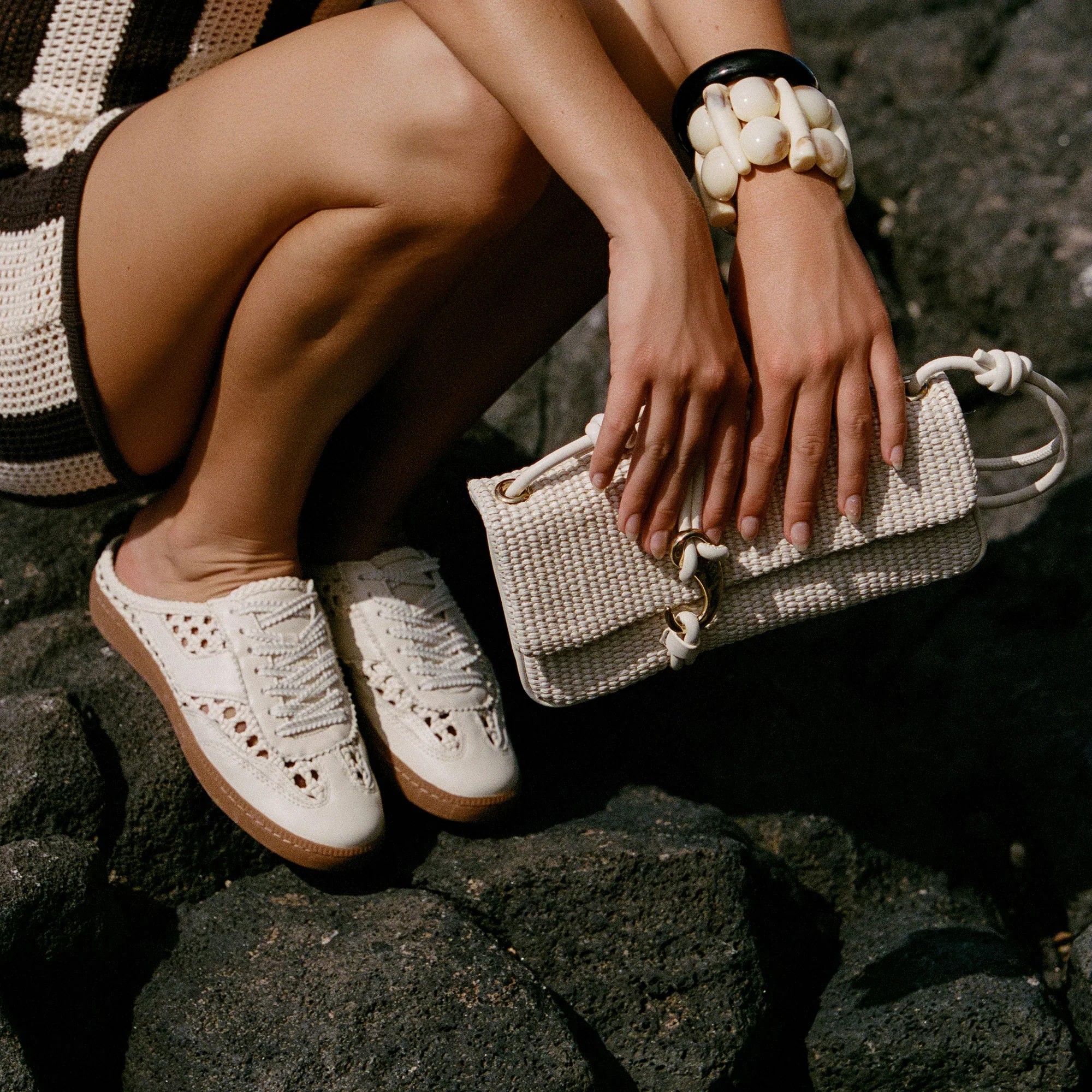 NOTICE SLIDE WOVEN OFF WHITE WOVEN - Image 15