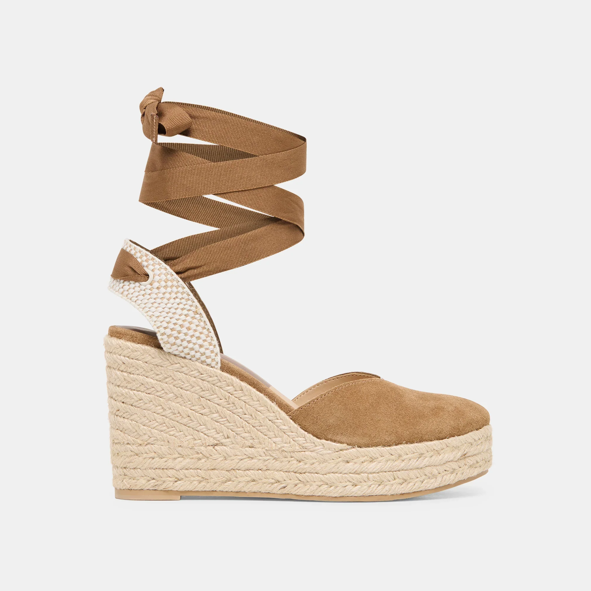 NOURA LT BROWN SUEDE