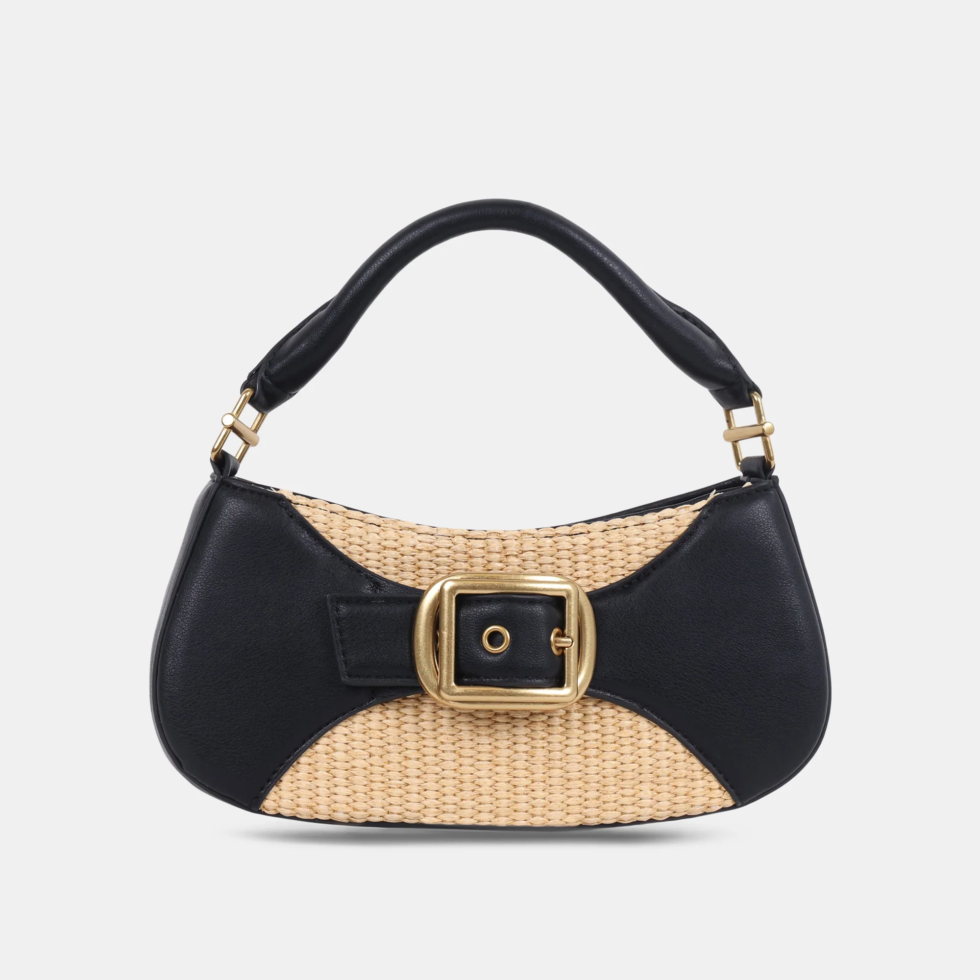NUALA BLACK MULTI RAFFIA - Image 2