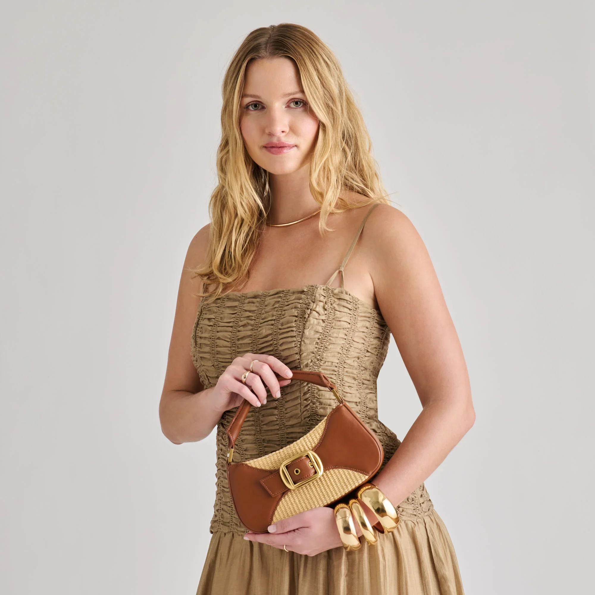 NUALA SADDLE MULTI RAFFIA - Image 3