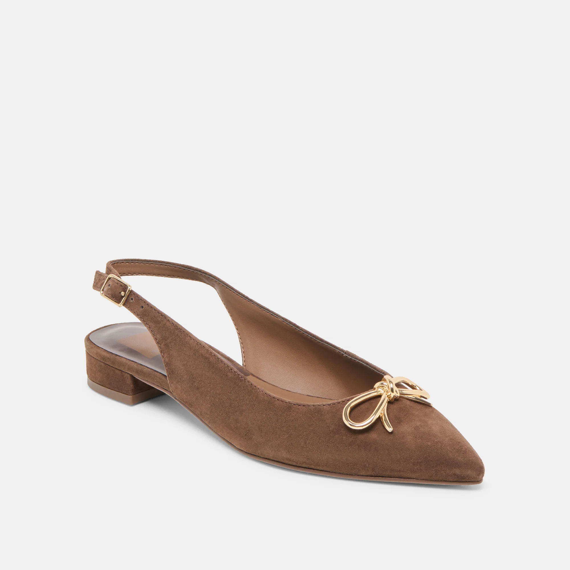 OBELLA DARK BROWN SUEDE - Image 2