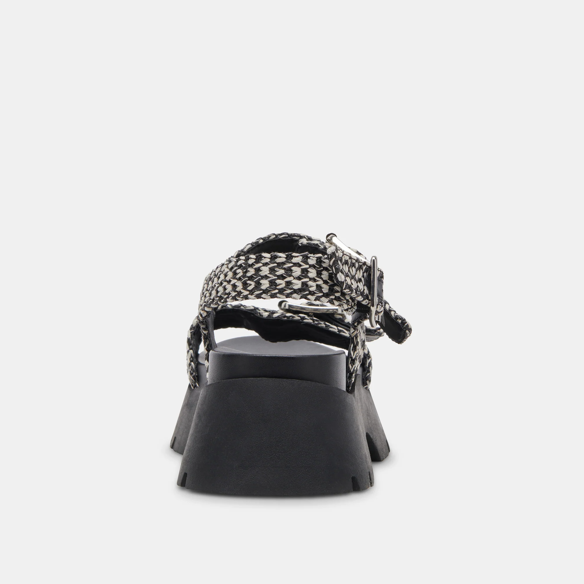 PALDA BLACK/WHITE RAFFIA - Image 9