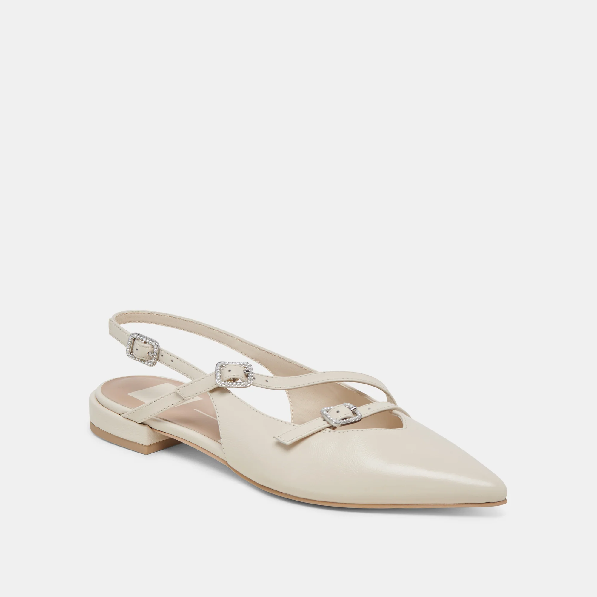 PAMLA PEARL IVORY CRINKLE PATENT - Image 3