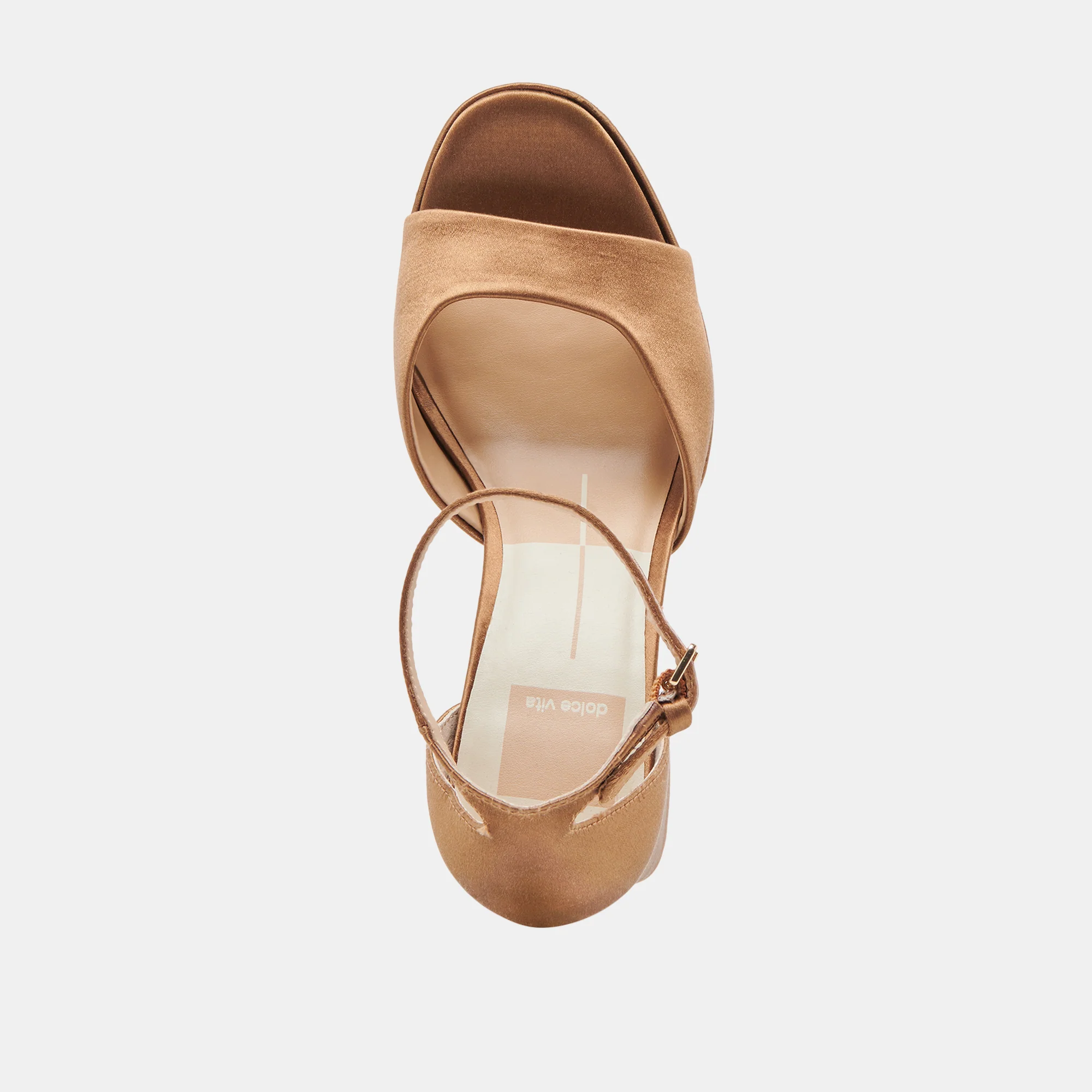 PANDRO MID BROWN SATIN - Image 10
