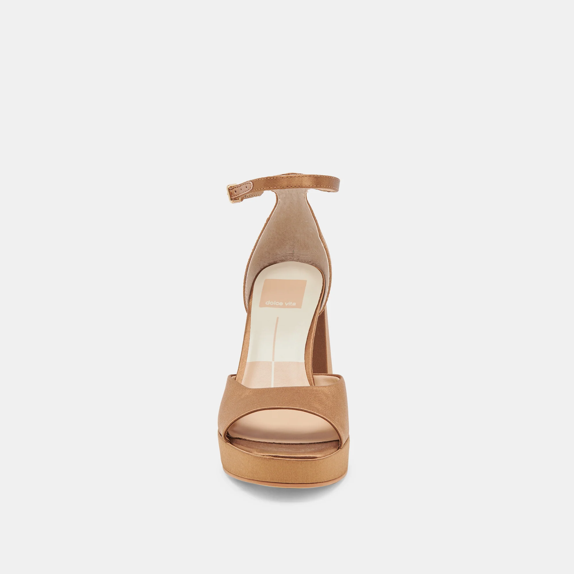PANDRO MID BROWN SATIN - Image 8