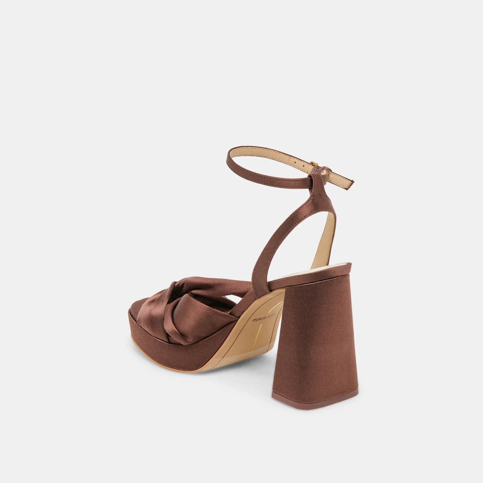 PARLO MID BROWN SATIN - Image 7
