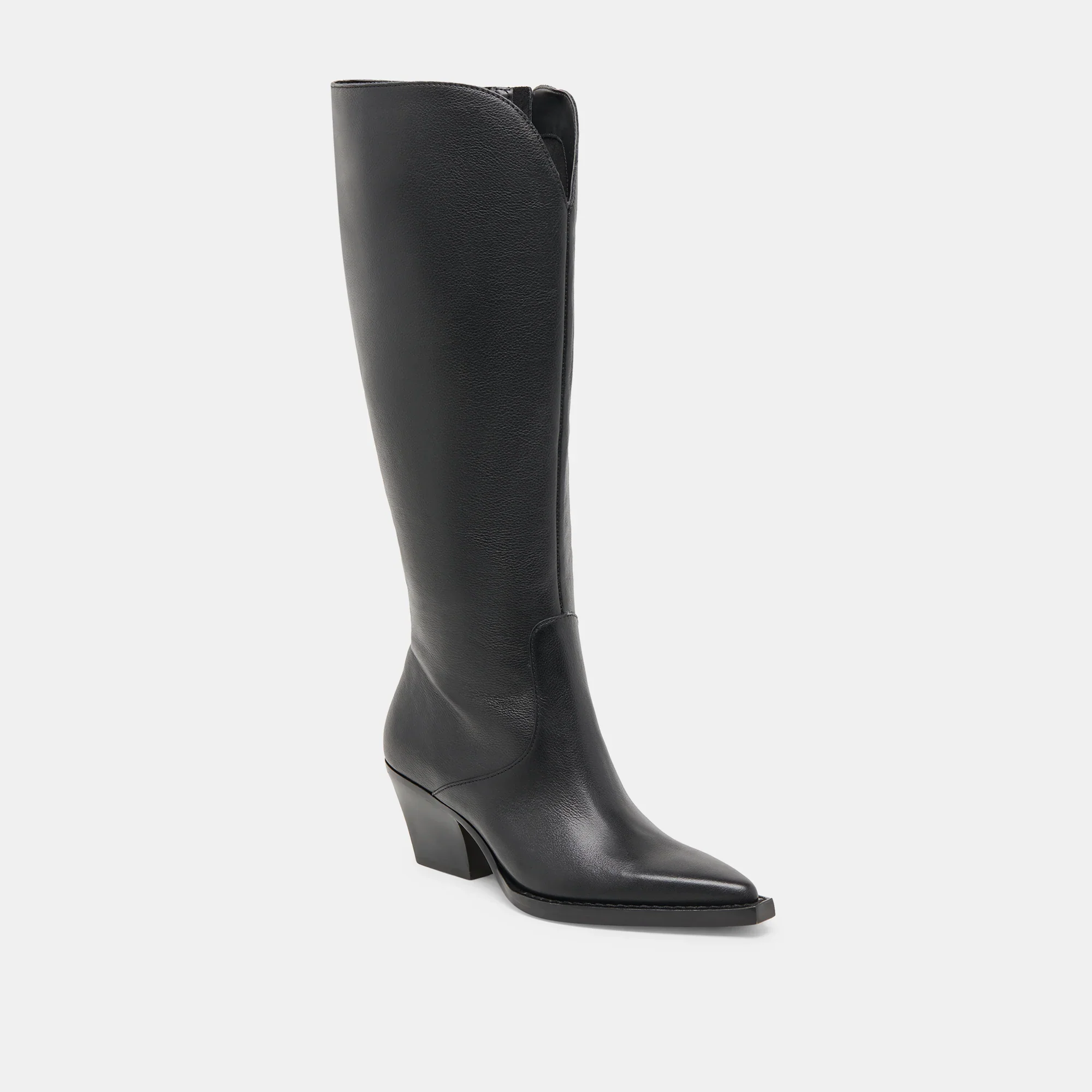 RAJ EXTRA WIDE CALF BLACK LEATHER - Image 8