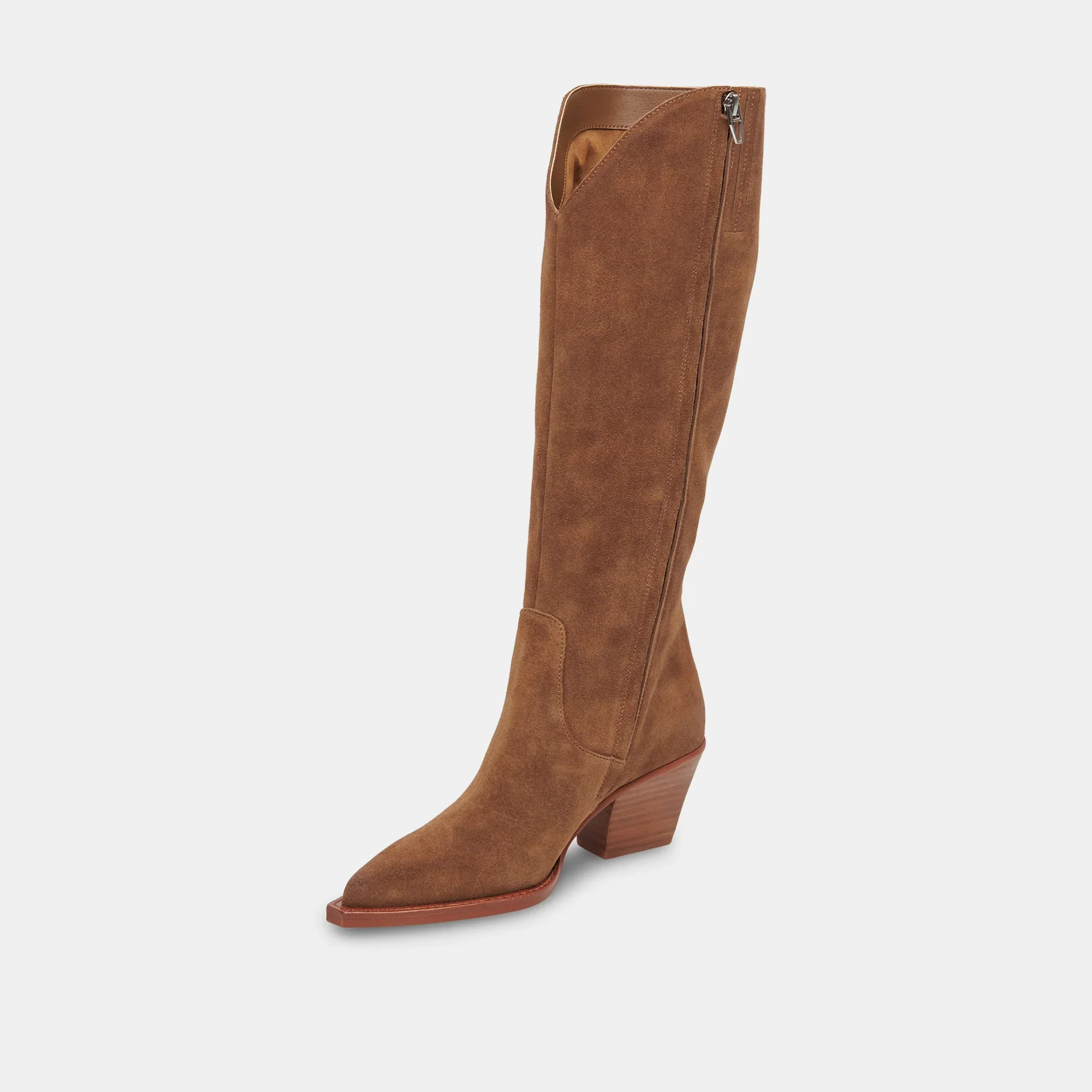 RAJ EXTRA WIDE CALF BROWN SUEDE - Image 11