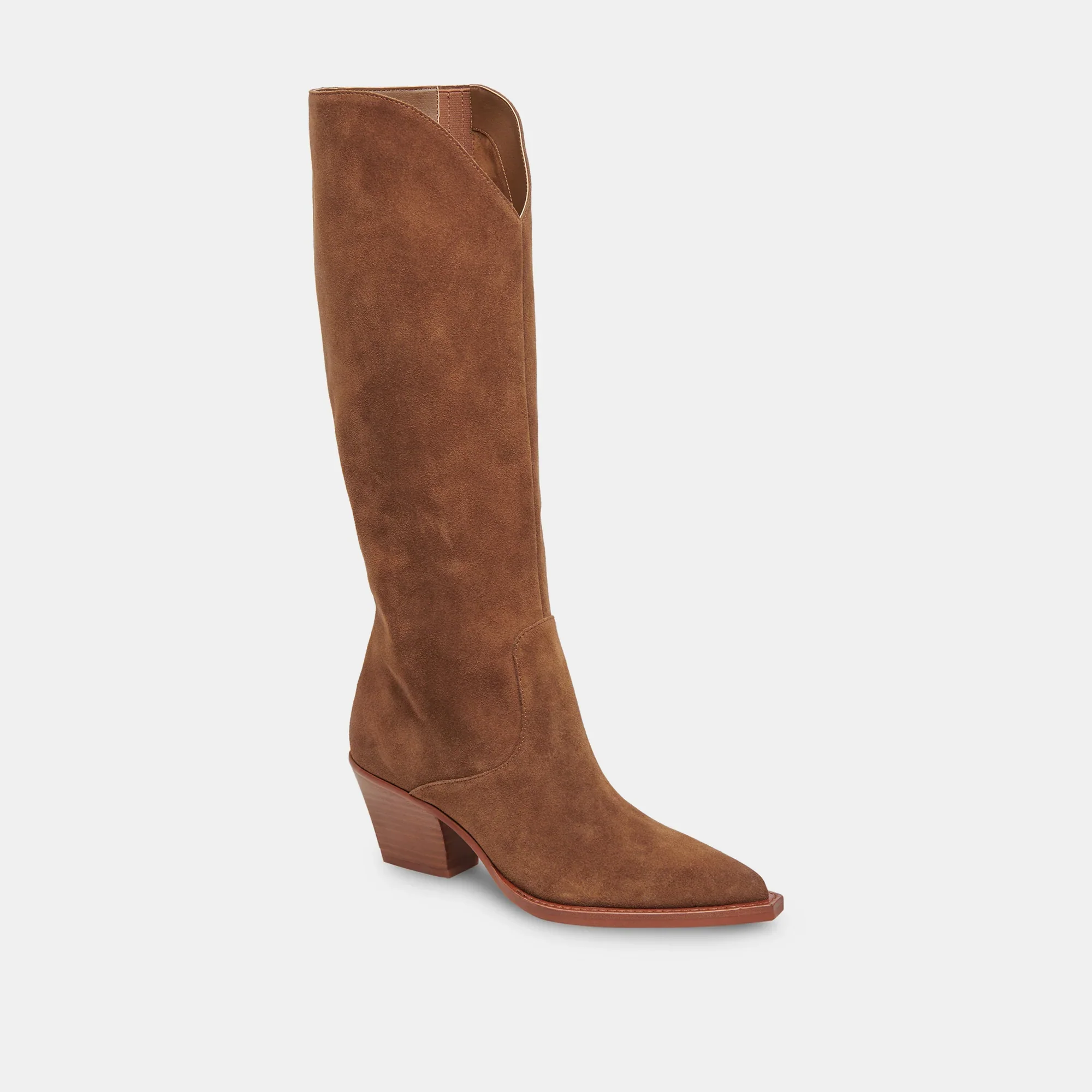 RAJ EXTRA WIDE CALF BROWN SUEDE - Image 5