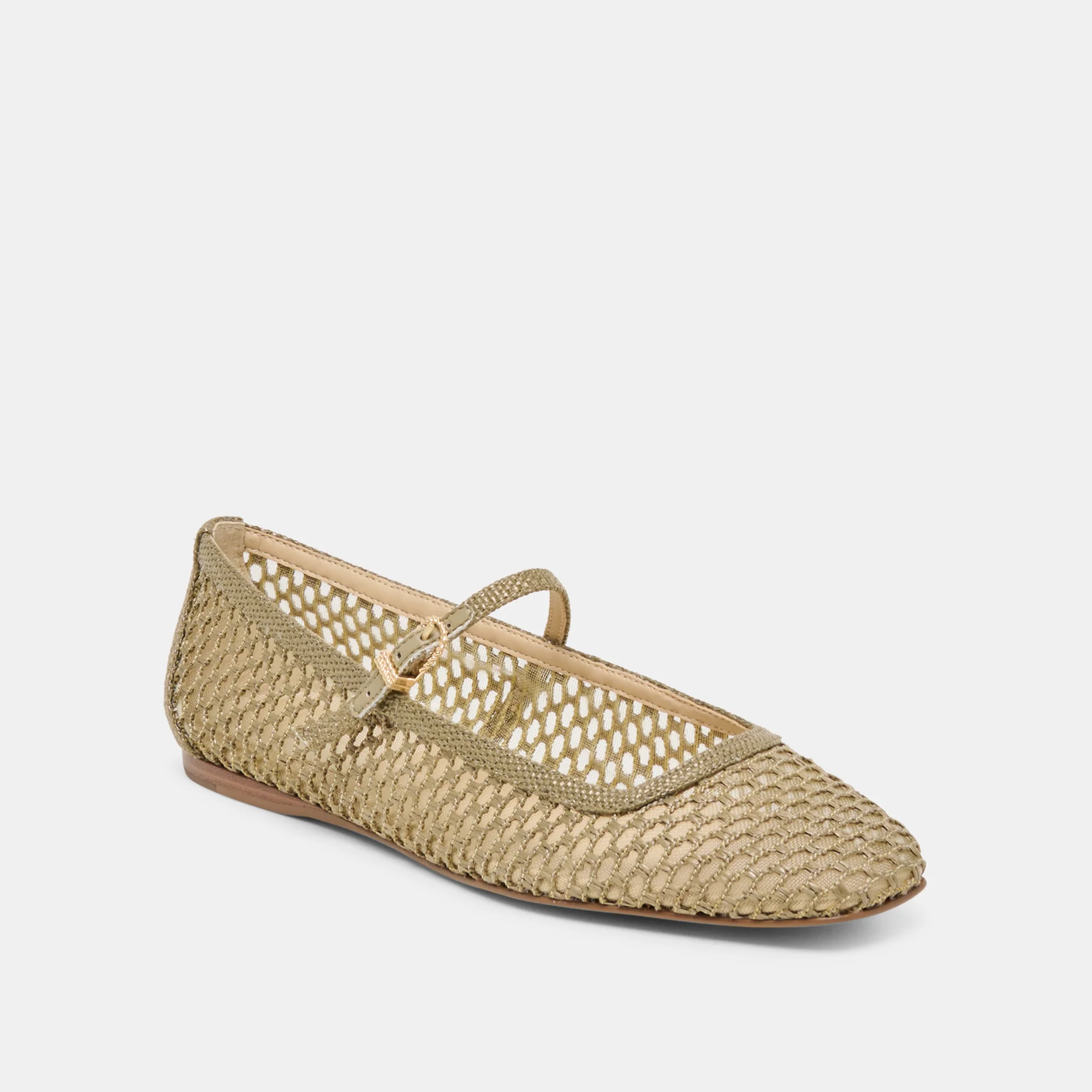REYES OLIVE WOVEN RAFFIA - Image 2
