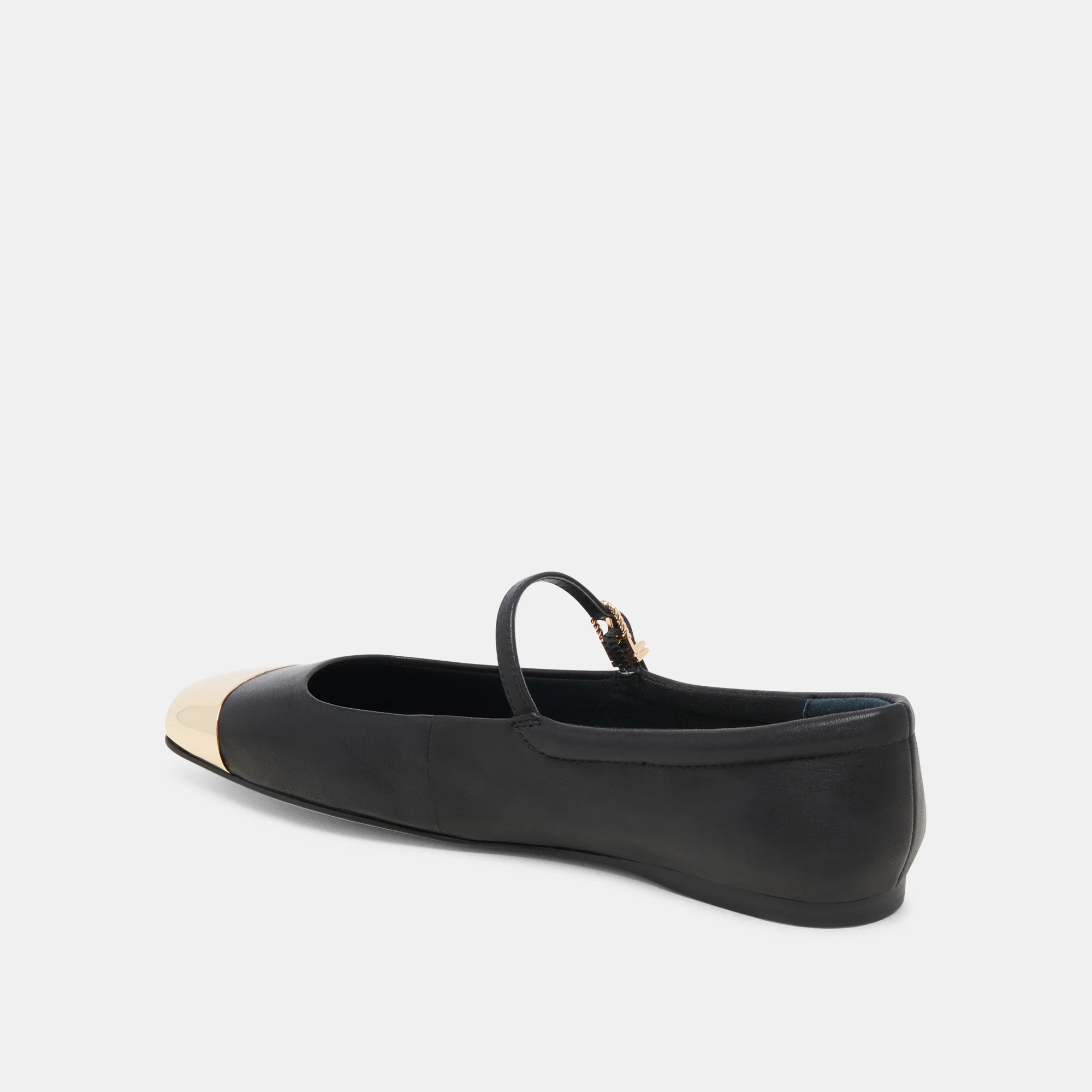 REYES TOE CAP BLACK LEATHER - Image 5