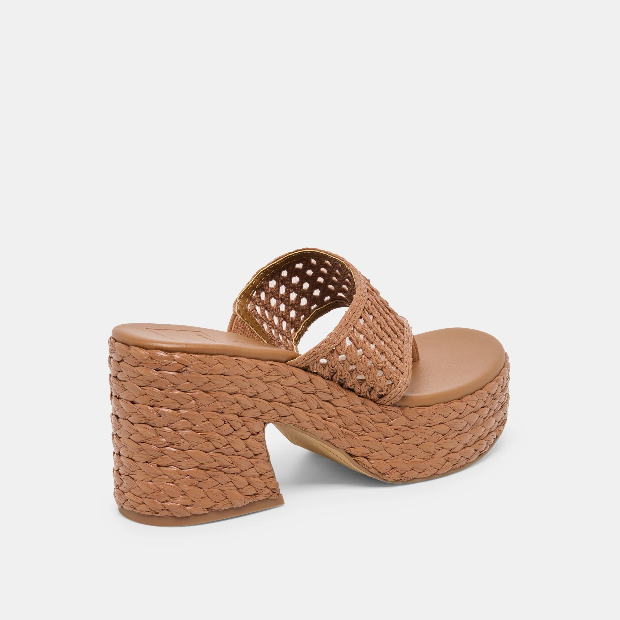 RIPPLE MID BROWN RAFFIA - Image 3
