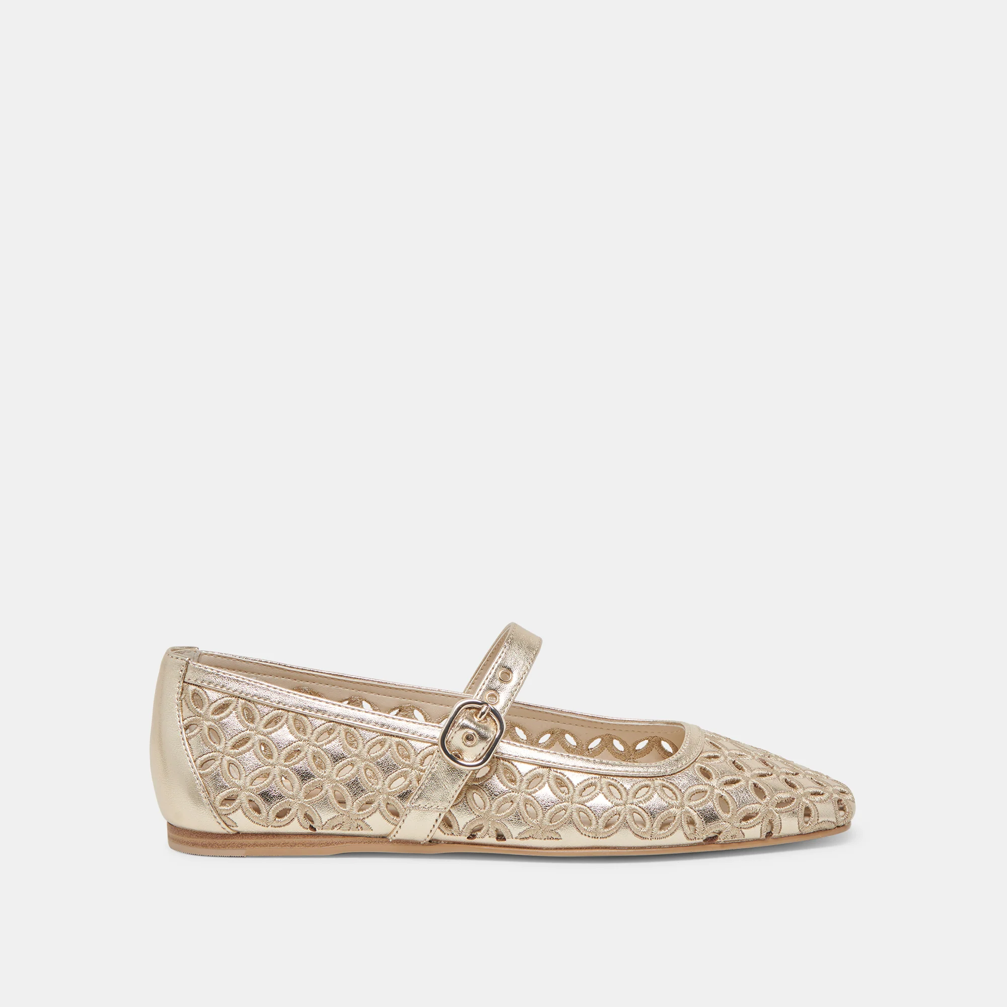 RODNI EYELET PERF PLATINUM LEATHER
