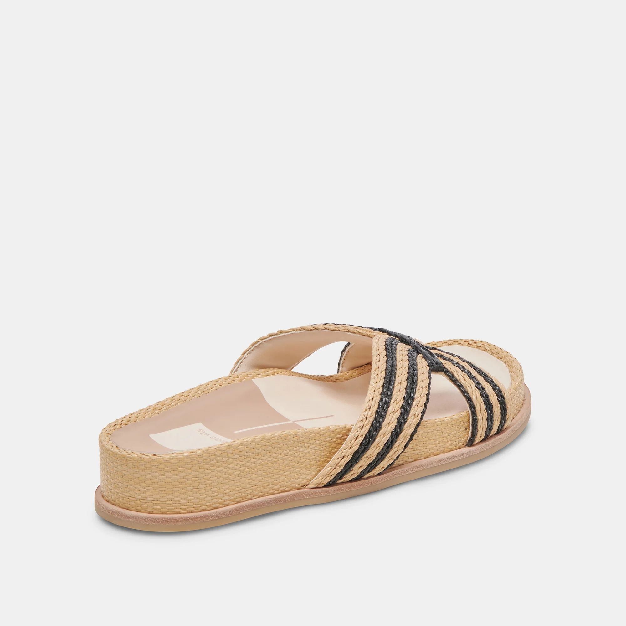 SELDA NATURAL/BLACK RAFFIA - Image 3