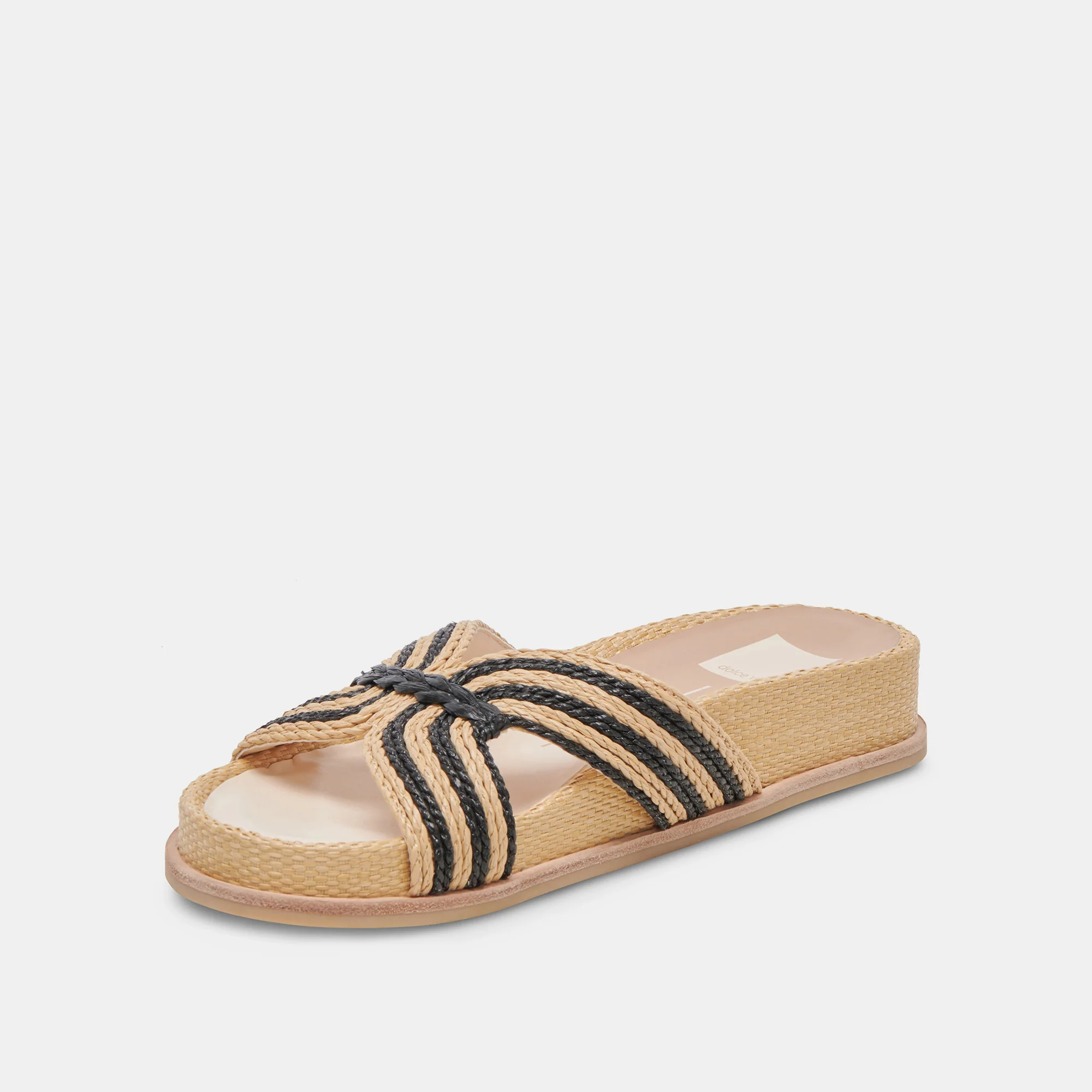 SELDA NATURAL/BLACK RAFFIA - Image 4