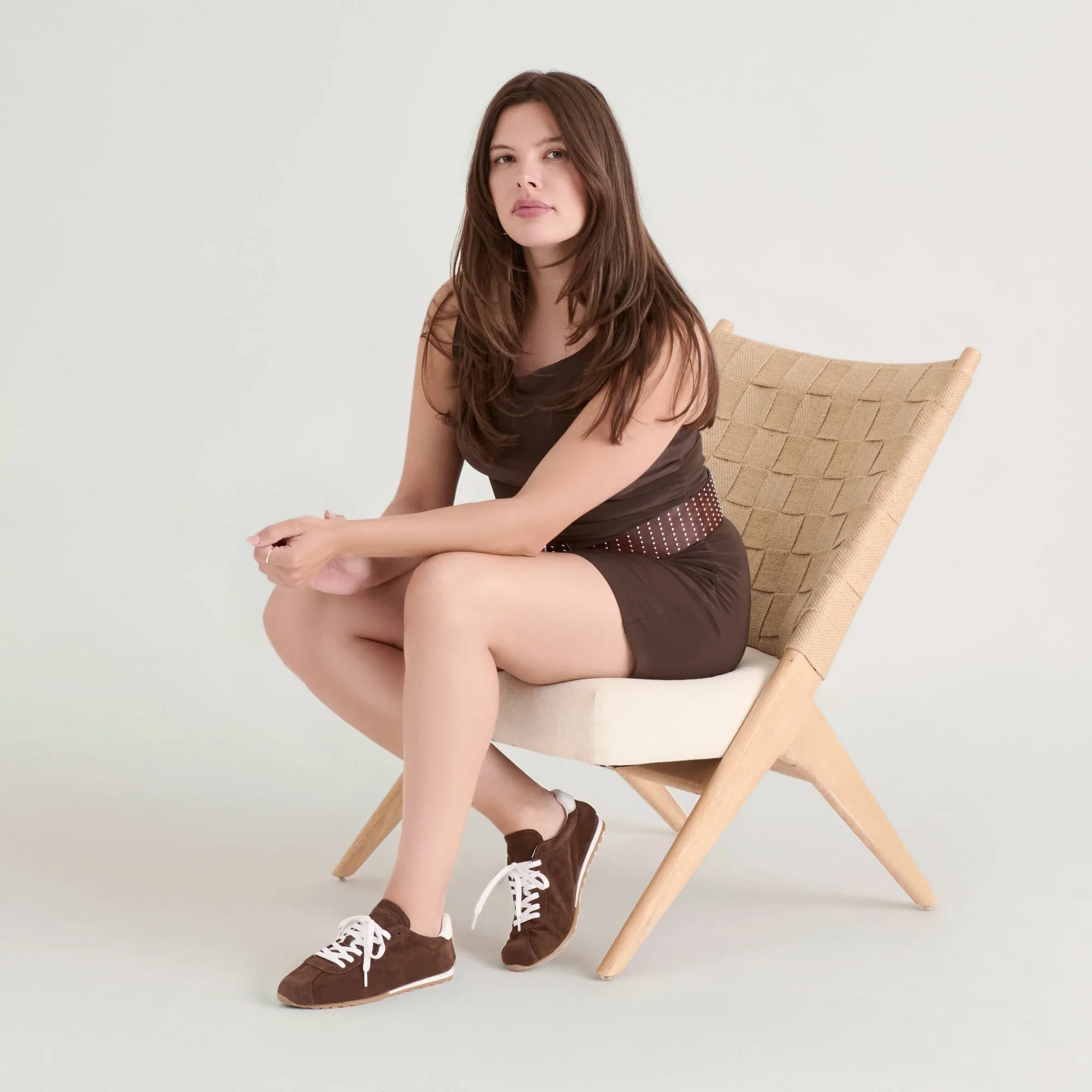 SERINA DARK BROWN SUEDE - Image 12