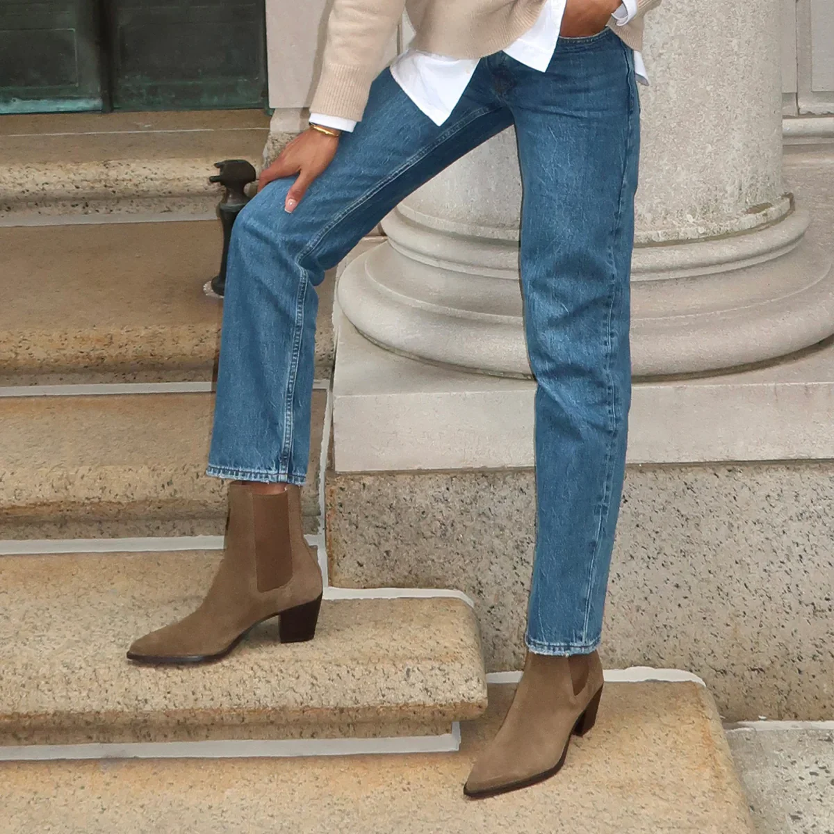 SHADIE H2O ARMY GREEN SUEDE - Image 2