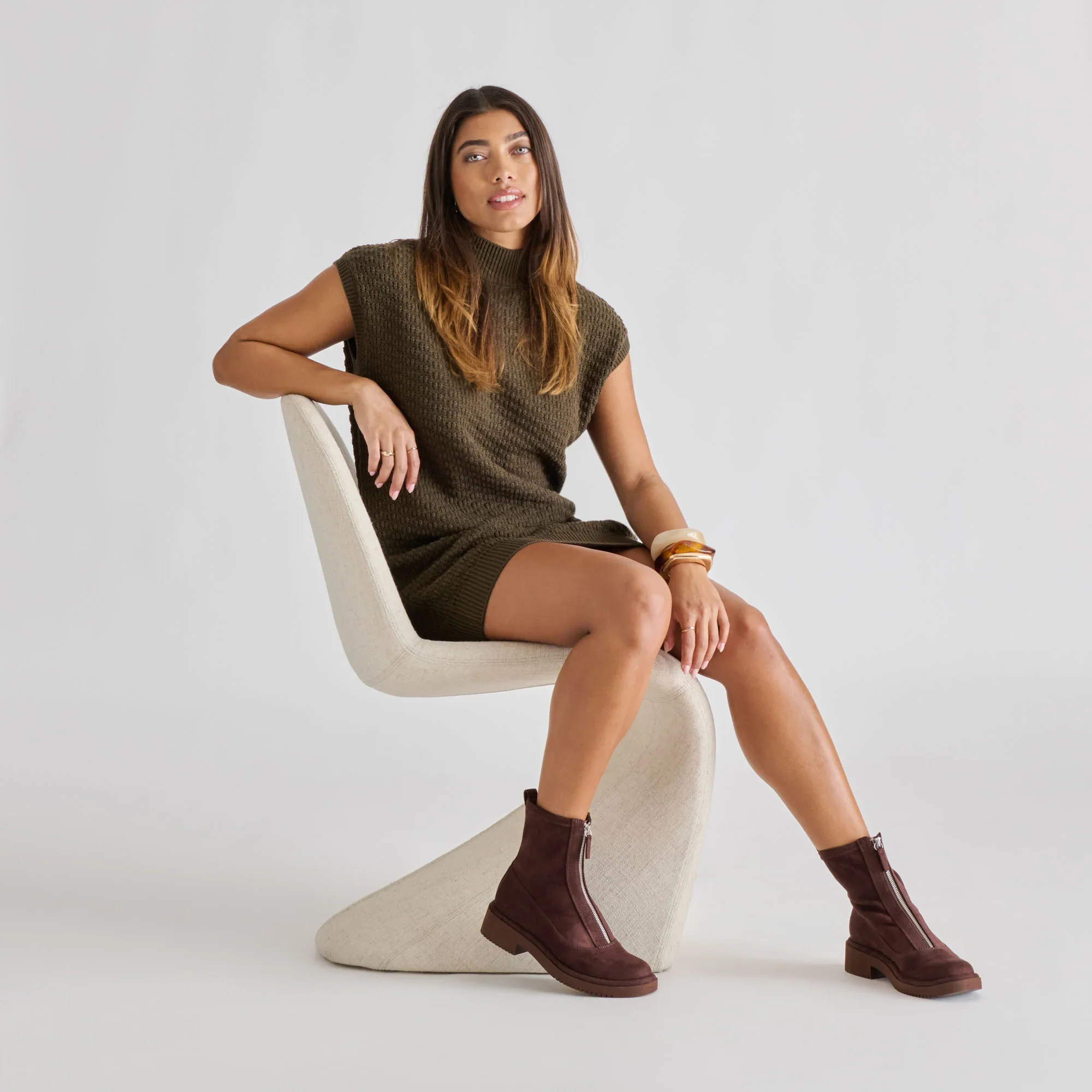 SHANTE MAHOGANY SUEDE - Image 2