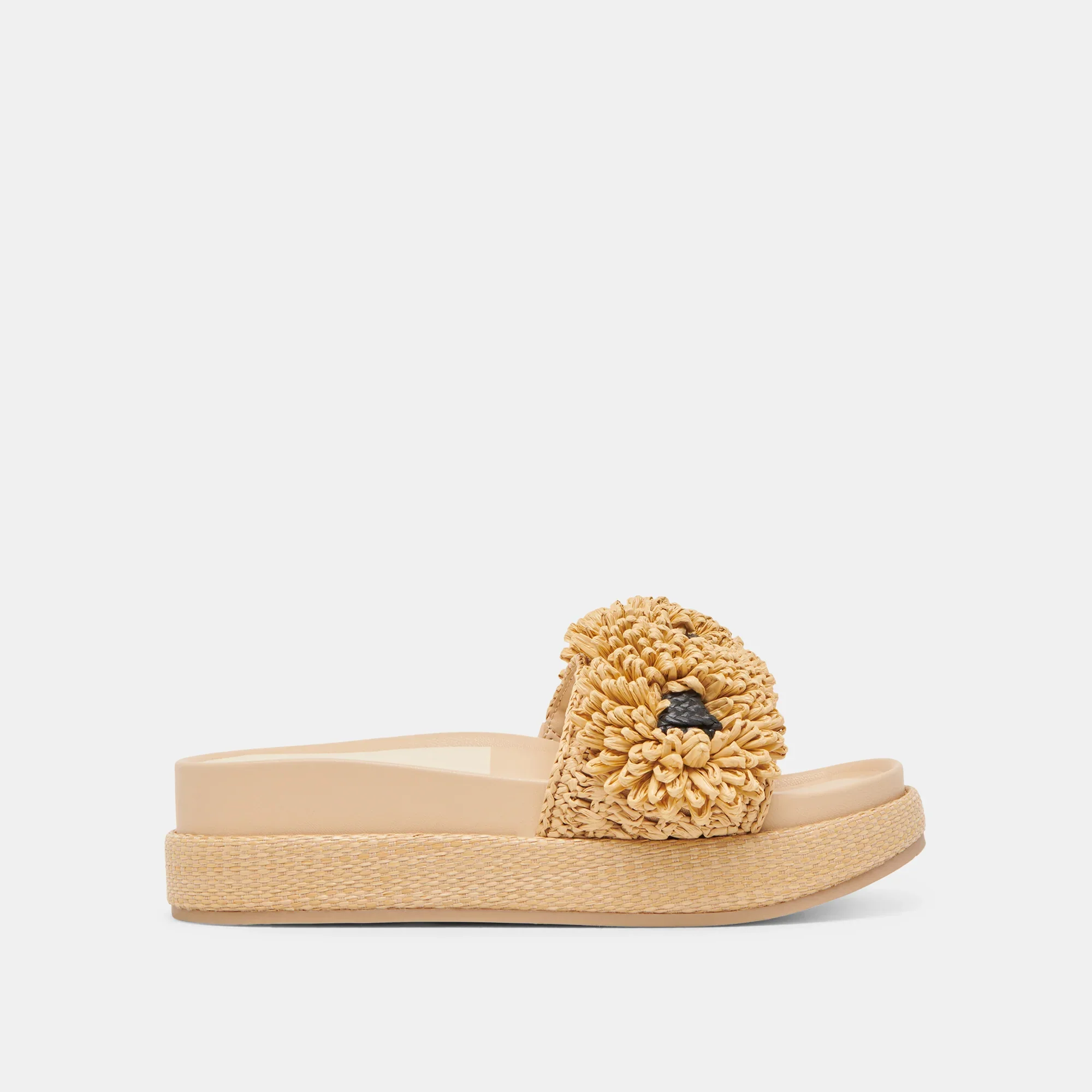 SIDONA FLOWER LT NATURAL RAFFIA