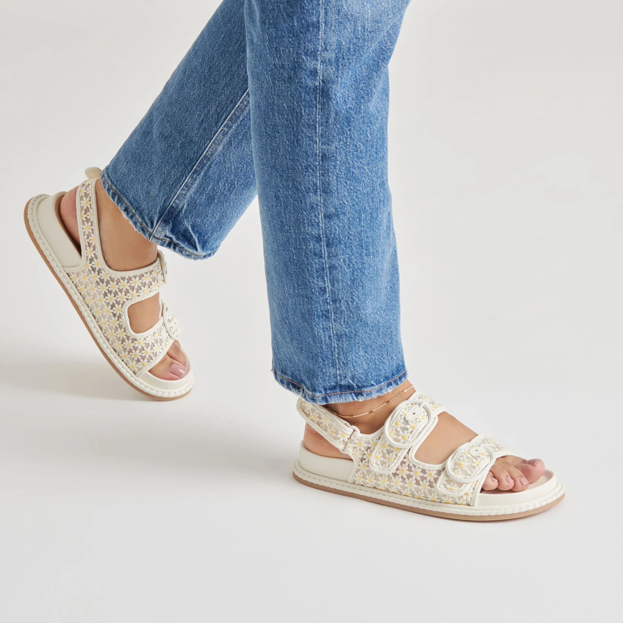 STUART FLORAL WHITE FLORAL MESH - Image 2