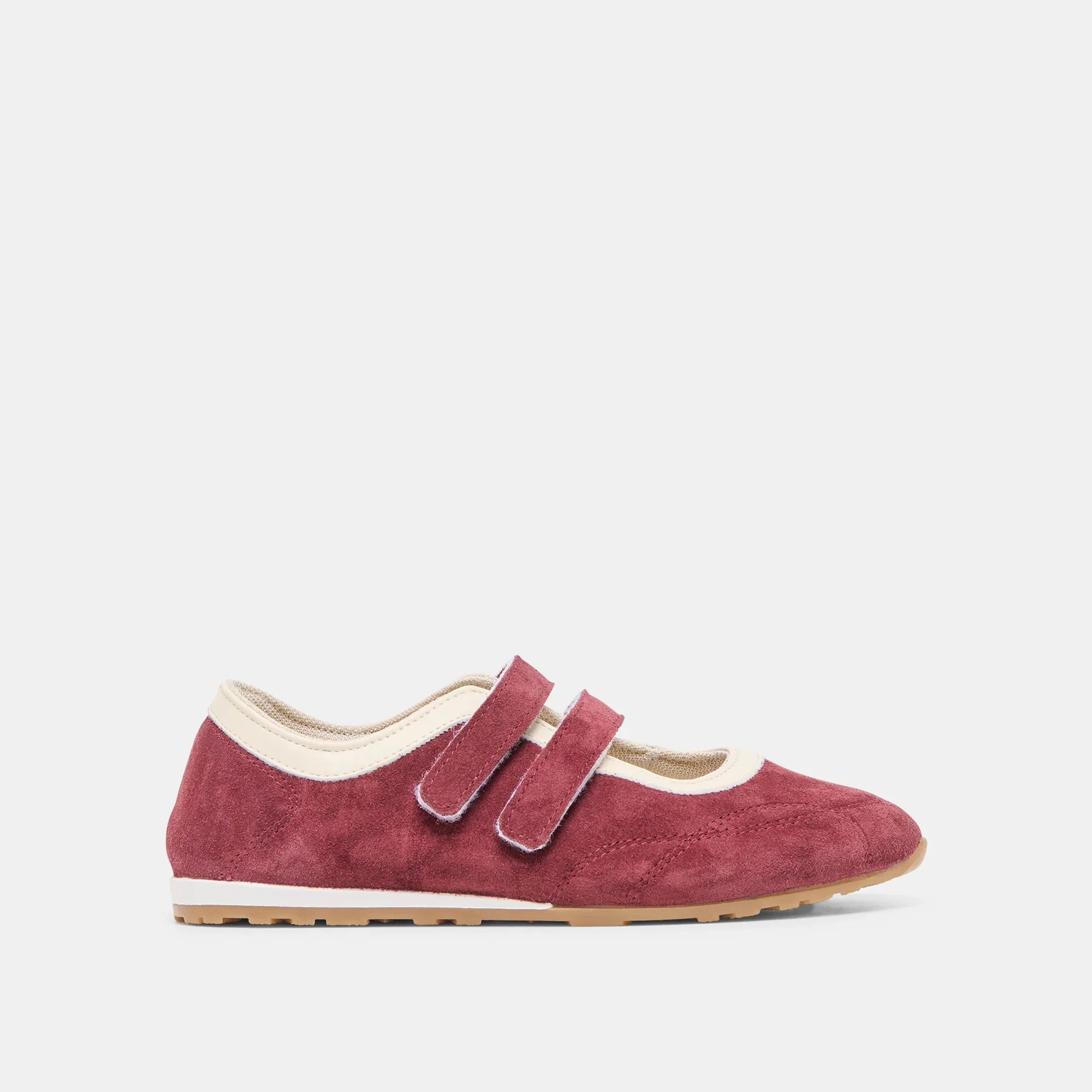 SWAN BURGUNDY SUEDE
