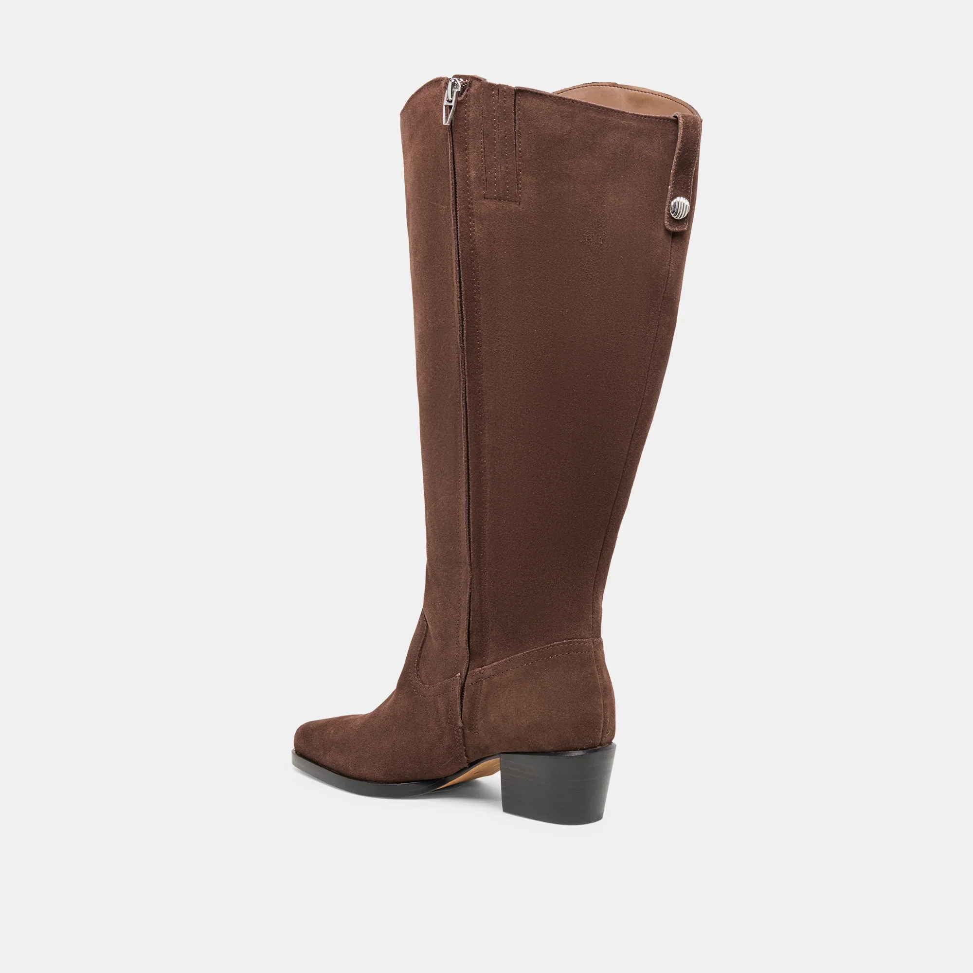 VIRONA H2O EXTRA WIDE CALF DARK BROWN SUEDE - Image 10