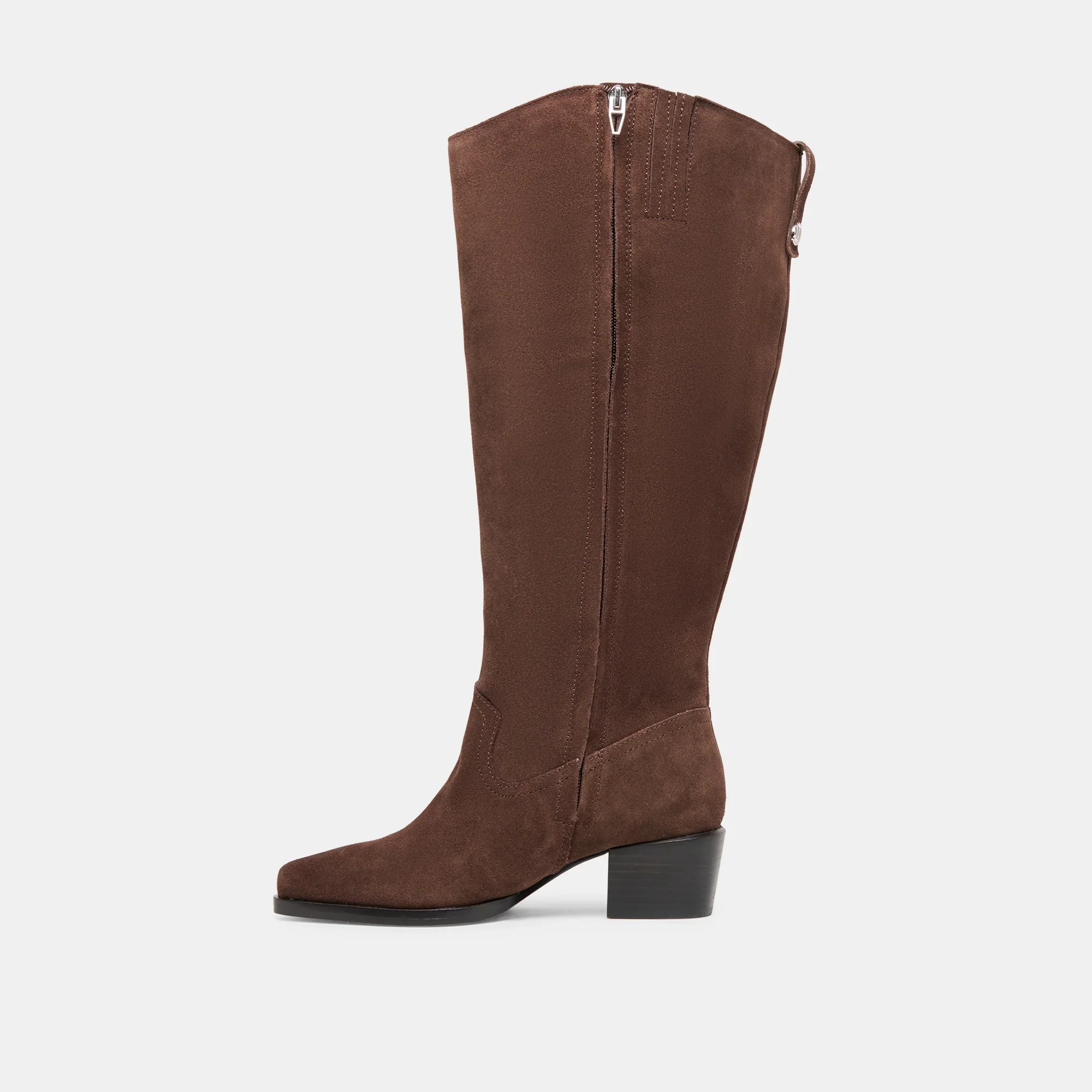VIRONA H2O EXTRA WIDE CALF DARK BROWN SUEDE - Image 12