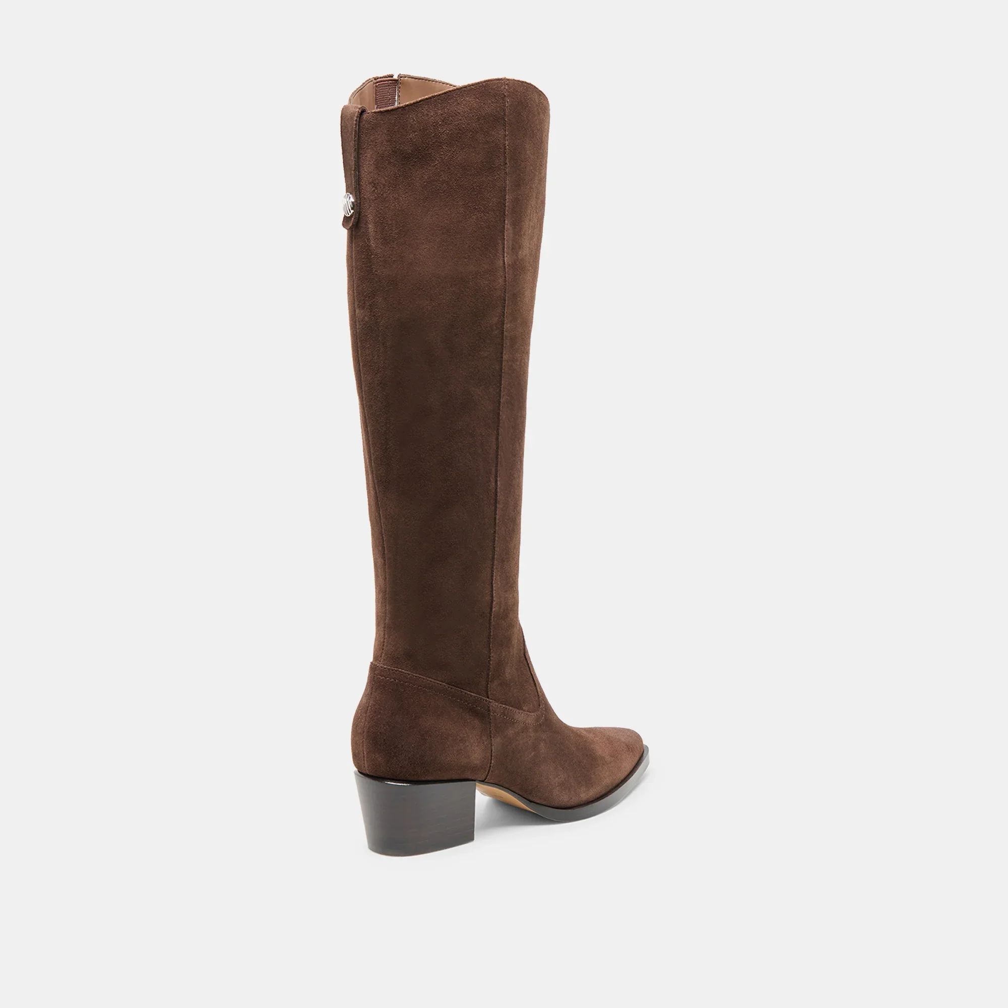 VIRONA H2O EXTRA WIDE CALF DARK BROWN SUEDE - Image 4