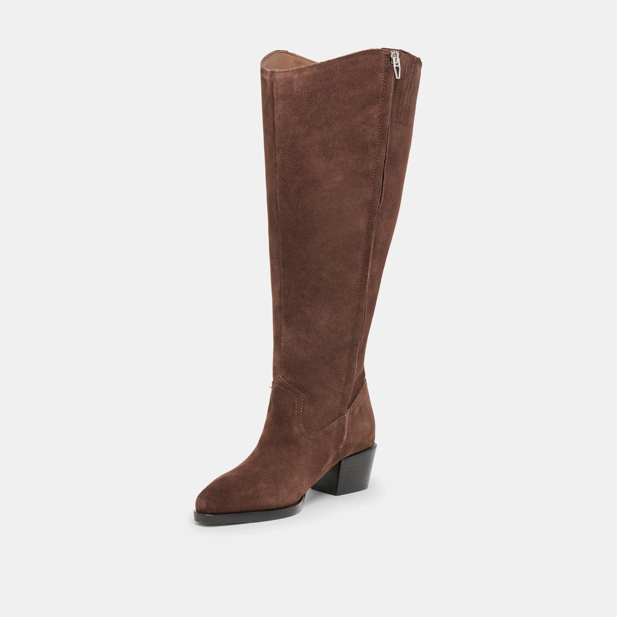 VIRONA H2O EXTRA WIDE CALF DARK BROWN SUEDE - Image 6