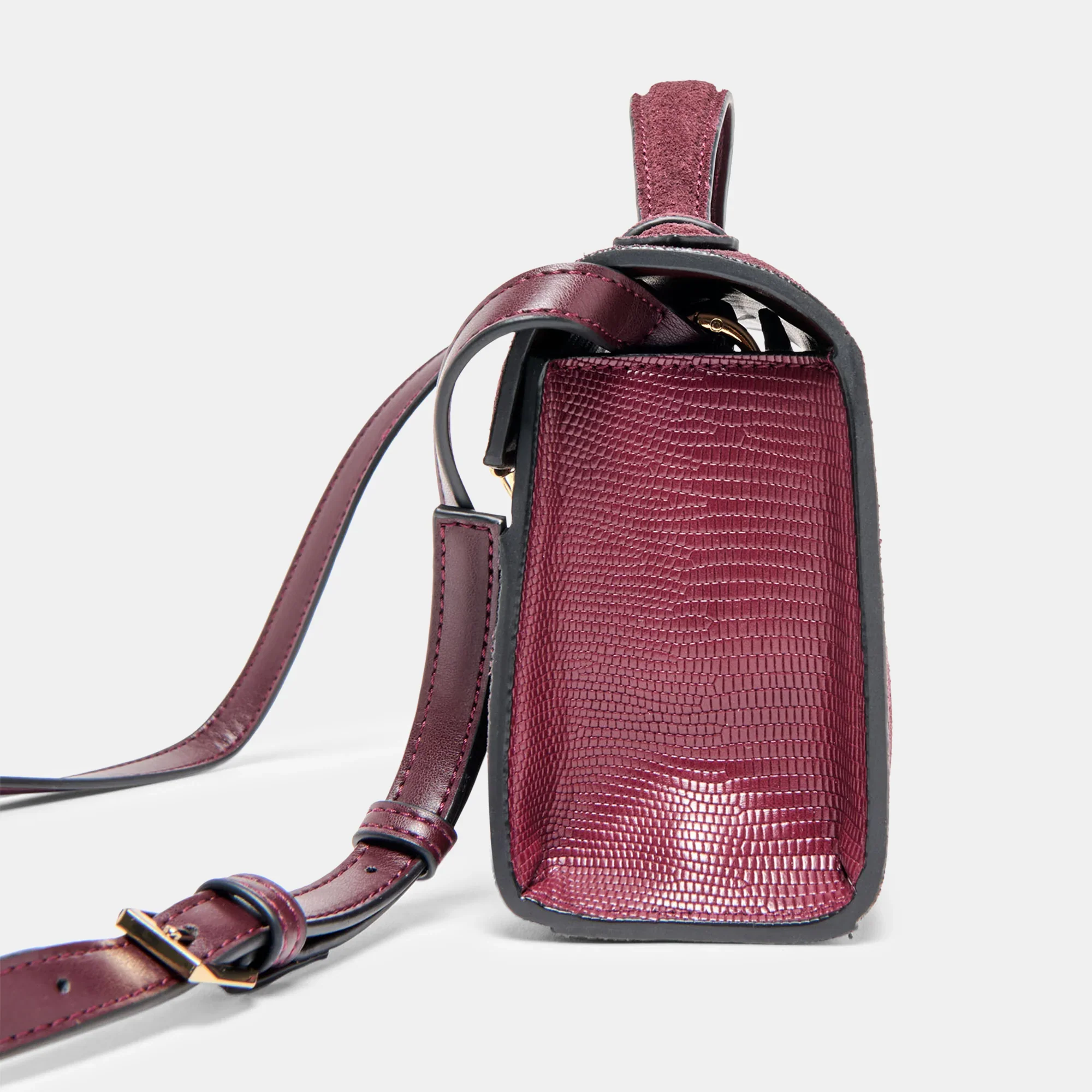 ZANNONE BURGUNDY SUEDE - Image 5