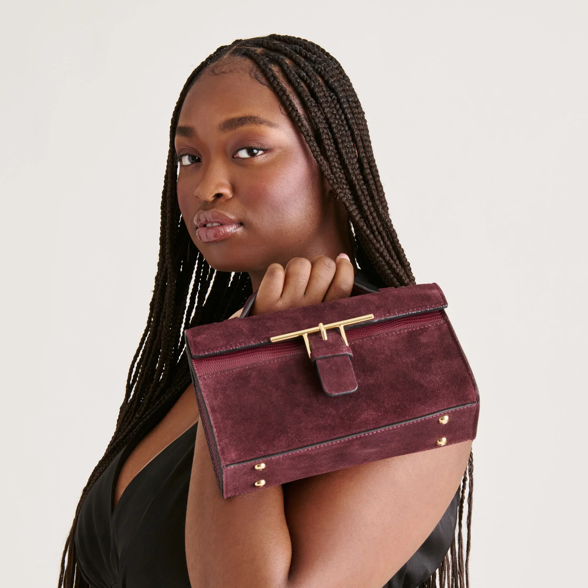 ZANNONE BURGUNDY SUEDE - Image 6